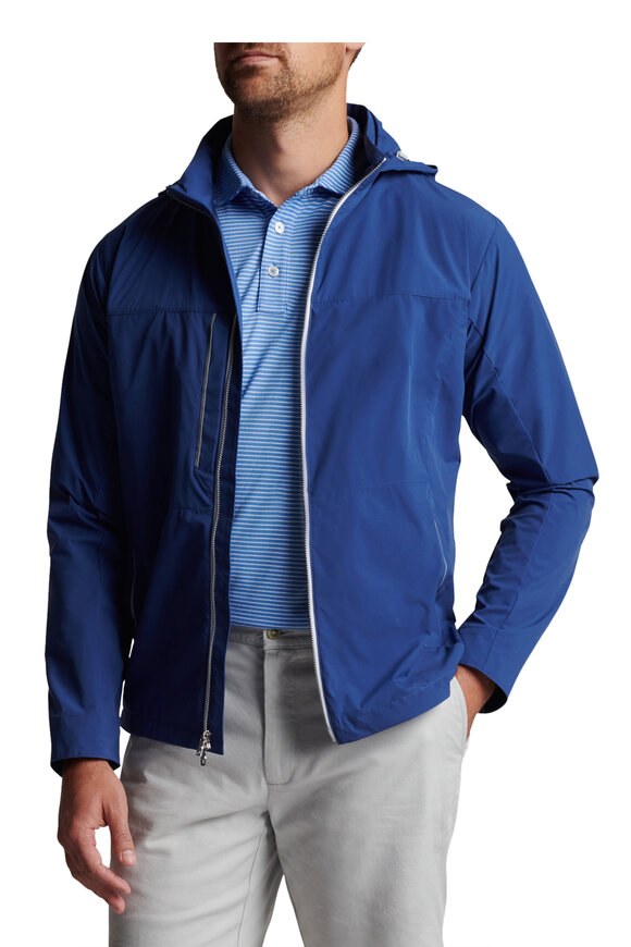 Peter Millar - Atlantic Blue Shorefront Windbreaker Jacket