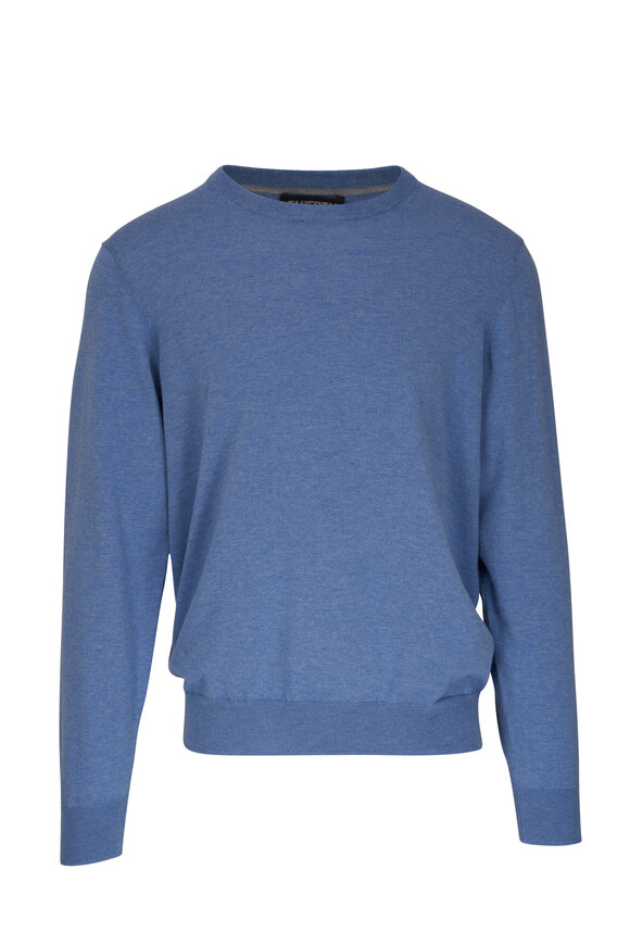 Faherty Brand Movement Azure Sky Crewneck Sweater