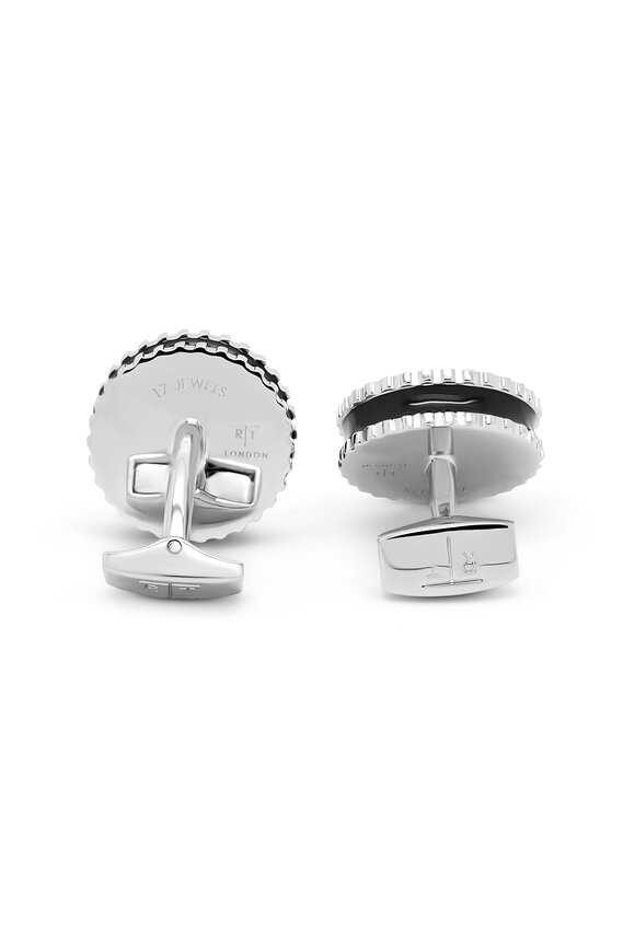 Tateossian - Round Skeleton Gear Cufflinks 