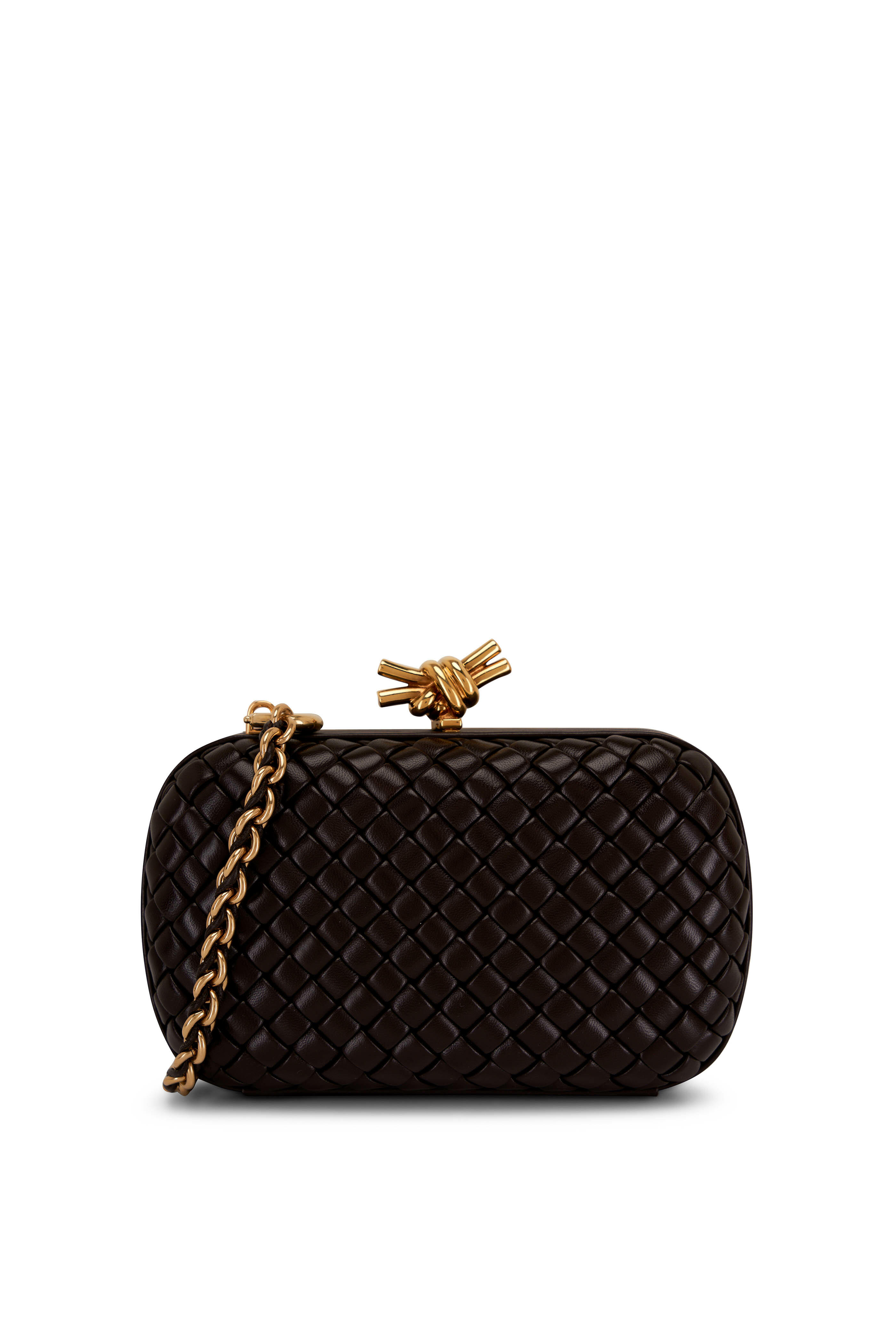Bottega Veneta - Minaudiere Fondant Knot Chain Clutch