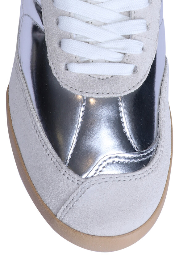 Chloé Silver Metallic Kick Sneaker - view 4
