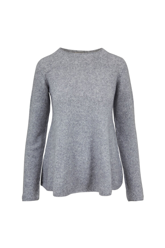 The Row - Sabel Medium Gray Swing Hem Sweater