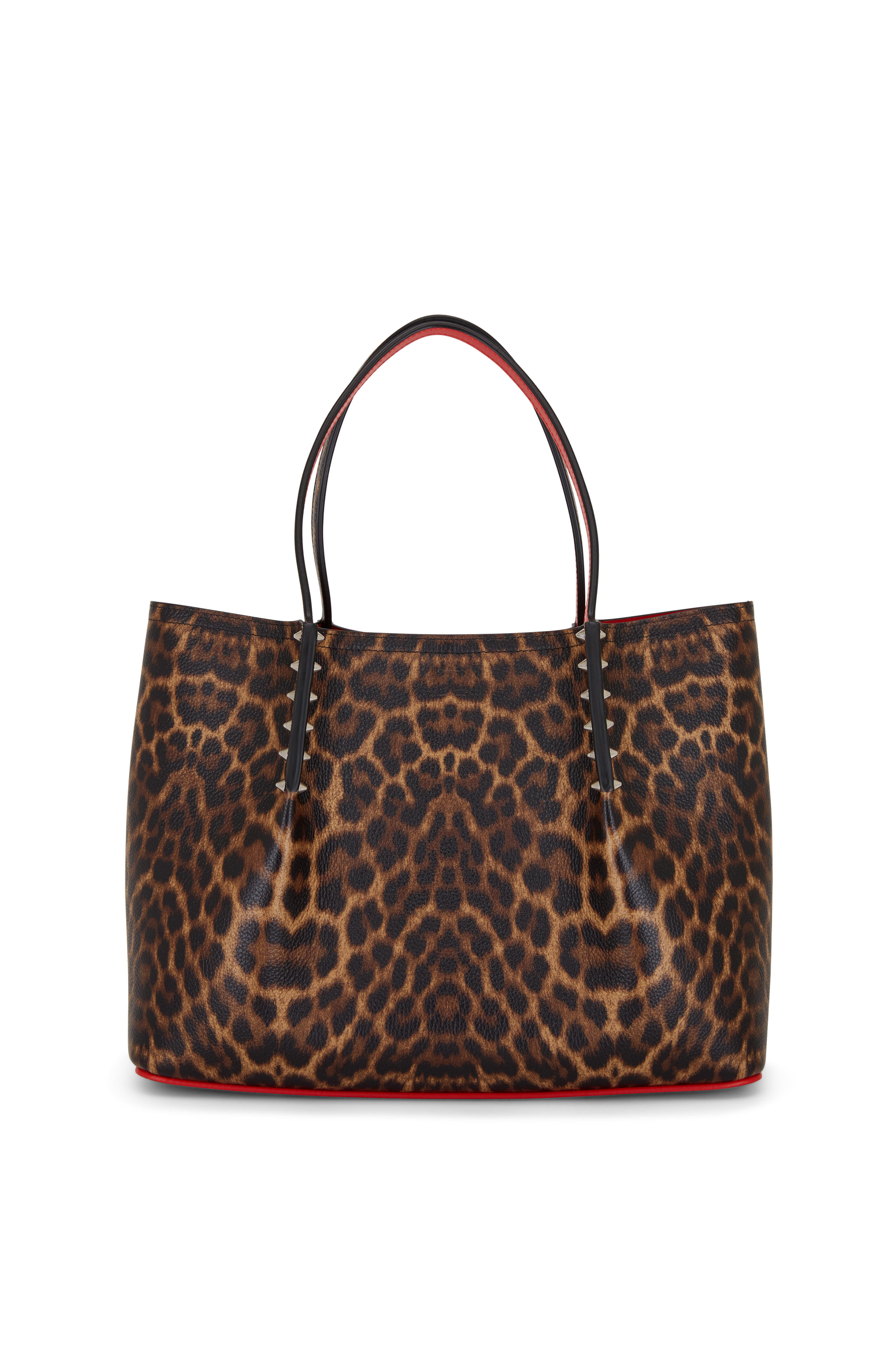 Christian Louboutin - Cabarock Leopard Leather Large Tote Bag