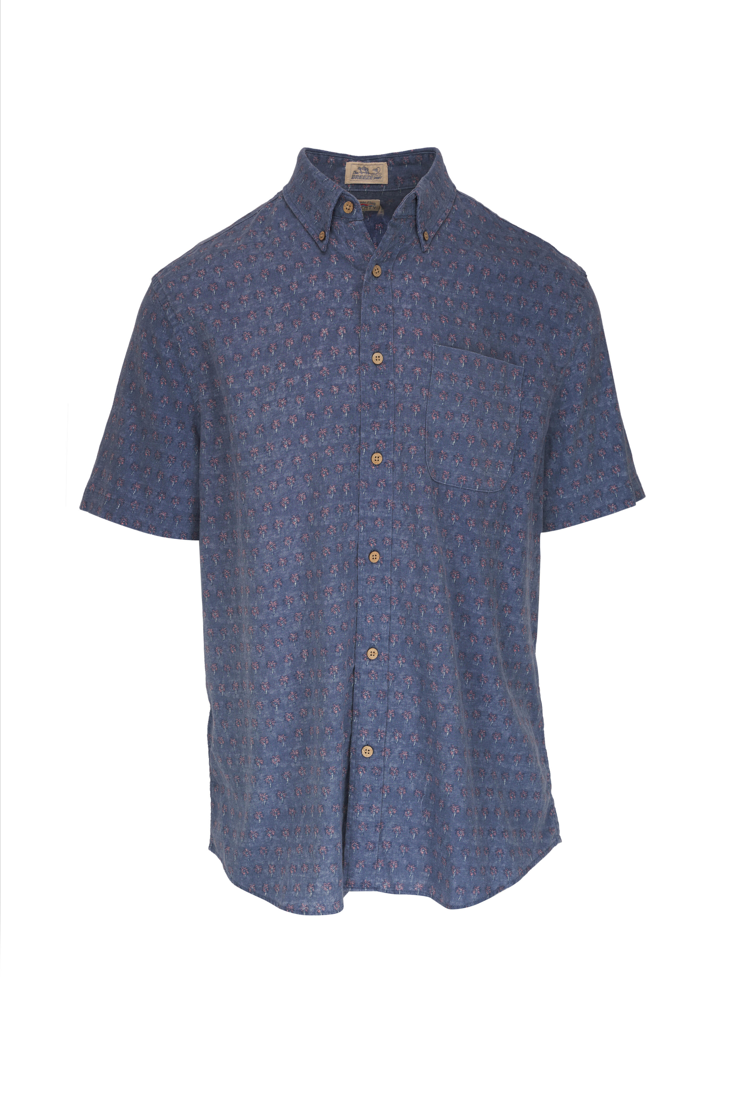 Faherty Brand - Paradise Palm Short Sleeve Button Down