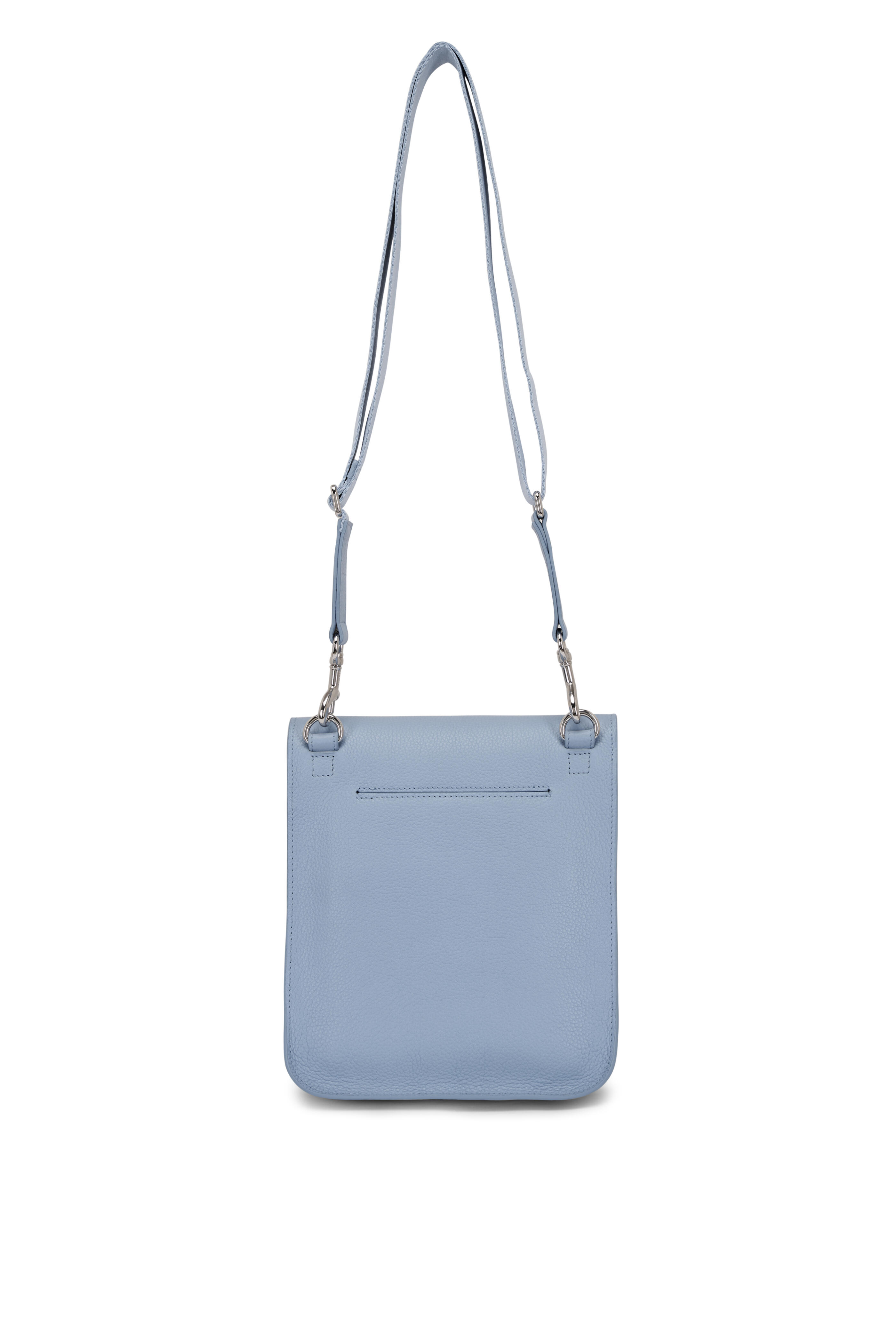 Akris - Anouk Light Blue Leather Crossbody Bag