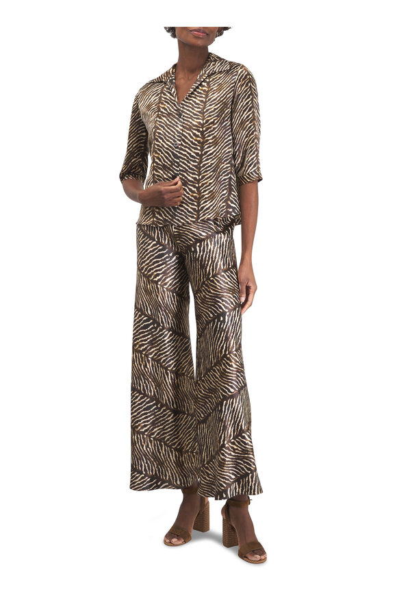 Peter Cohen Trevi Animal Stripe Blouse - view 2