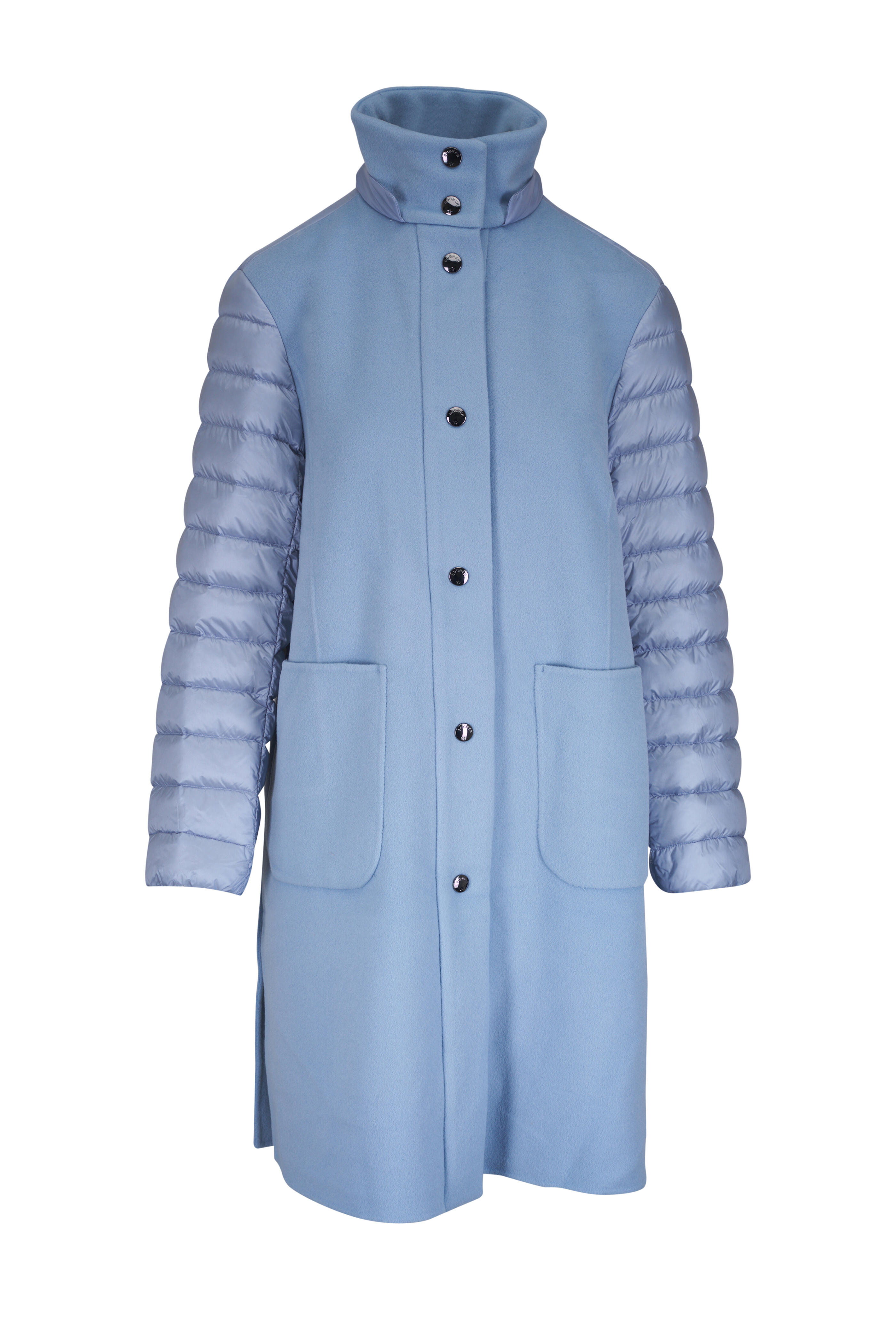 Bogner - Isy Light Blue Wool & Down Coat