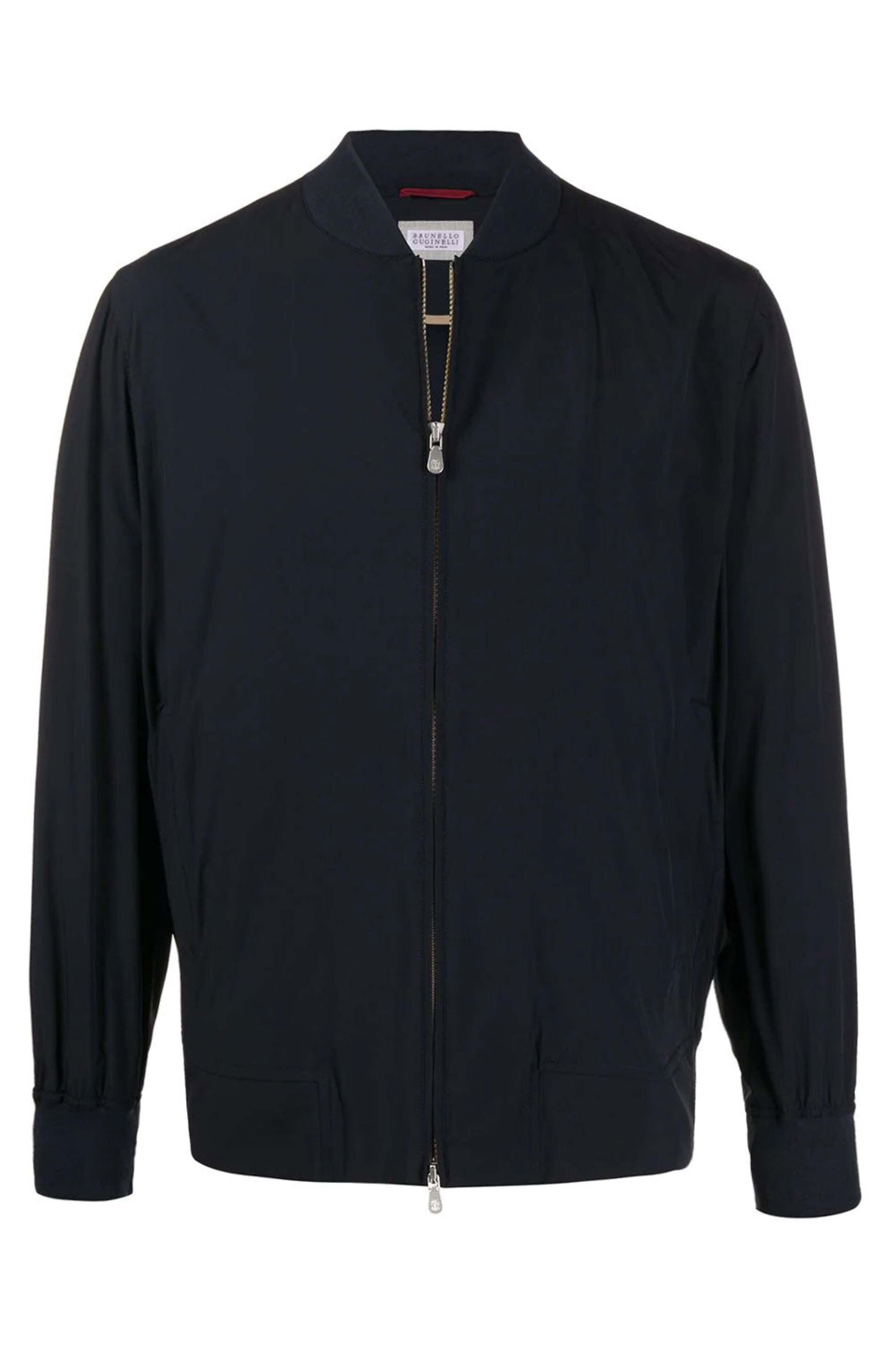 Brunello Cucinelli - Navy Stretch Bomber Jacket