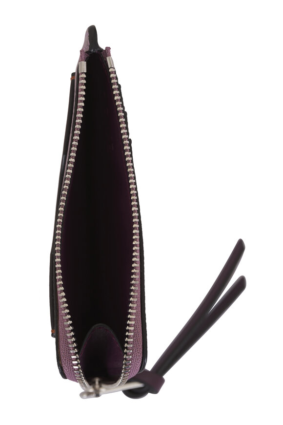 Loewe Dirty Mauve Leather Coin Cardholder - view 4