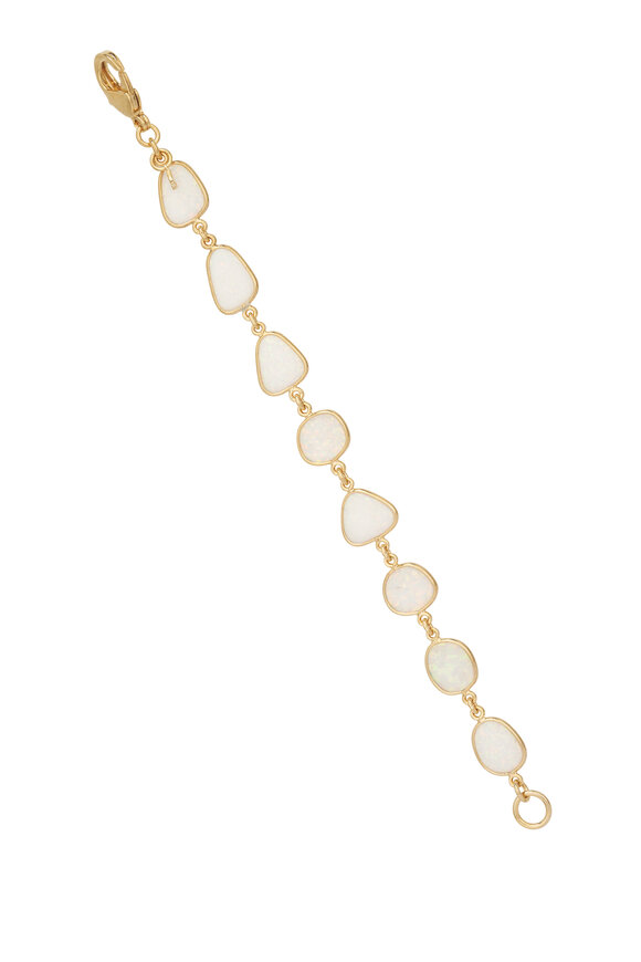 Cristina V. White Opal Chain Bracelet - view 1