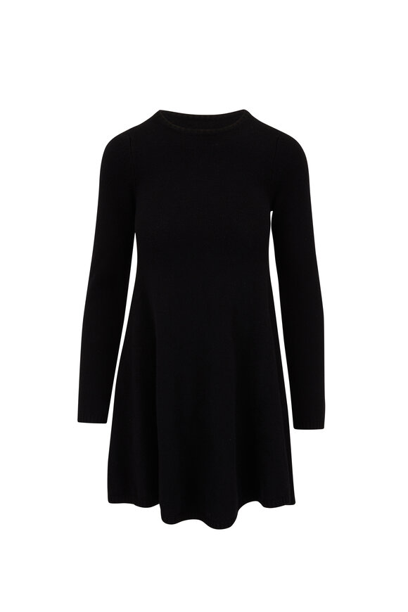 Khaite - Fleurine Black Knit Dress 