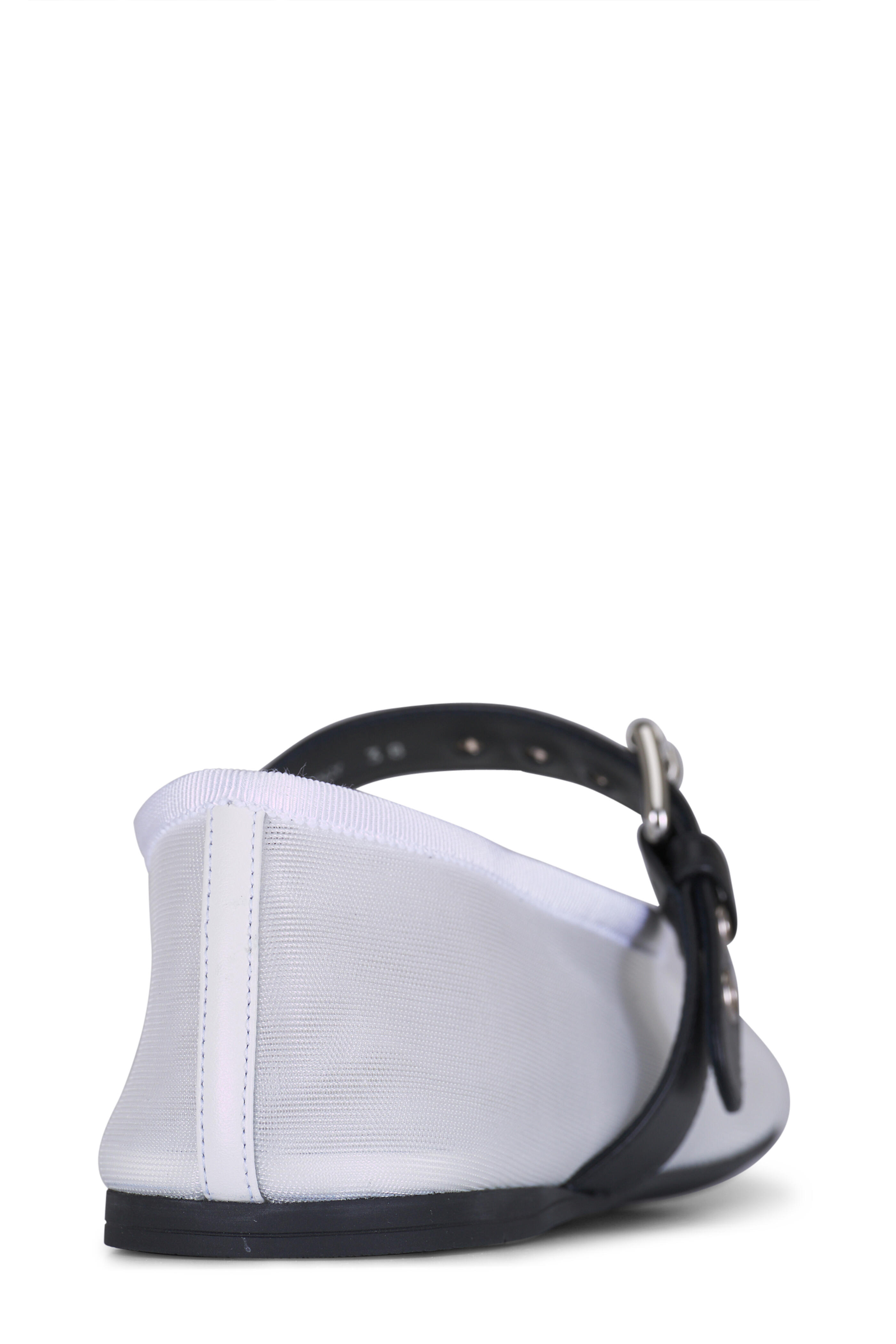 Miu Miu - White Mesh Ballerina Flat