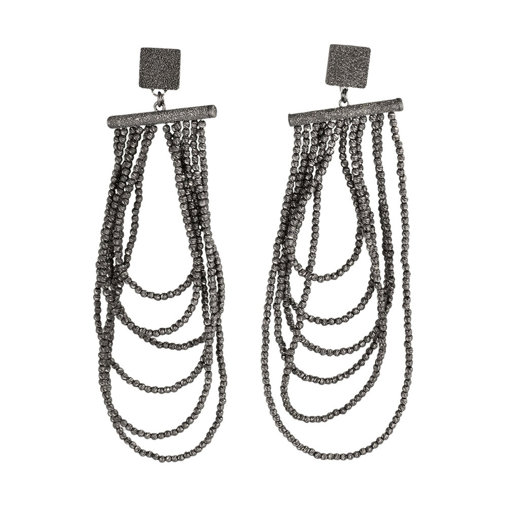 【送料込】BRUNELLO CUCINELLI_イヤリング Brunello Cucinelli - Tiered Monili Drop Earrings