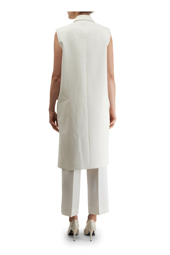 Totême - Grain de Poudre Off-White Coat 