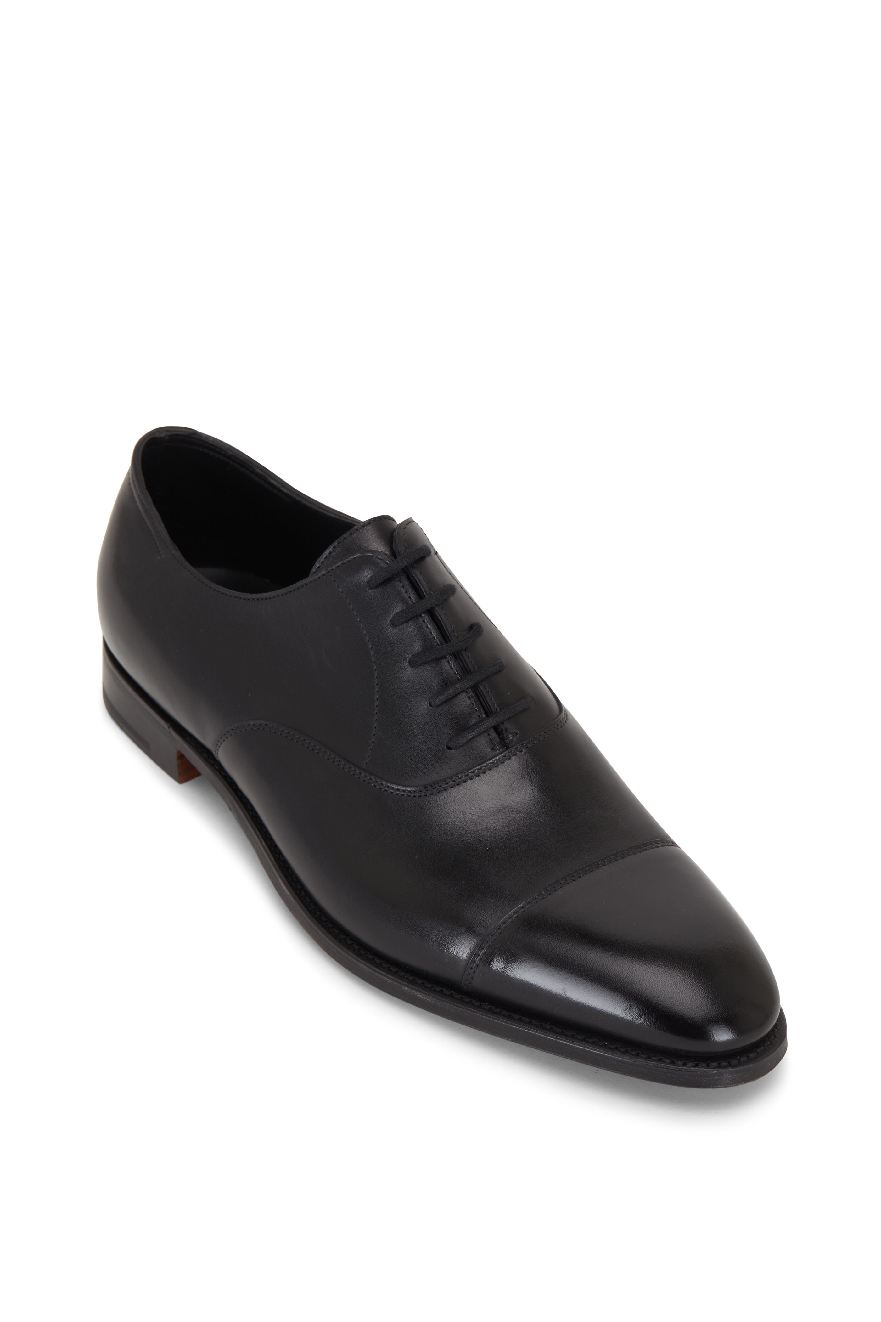 John Lobb - City II Black Leather Dress Shoe | Mitchell Stores