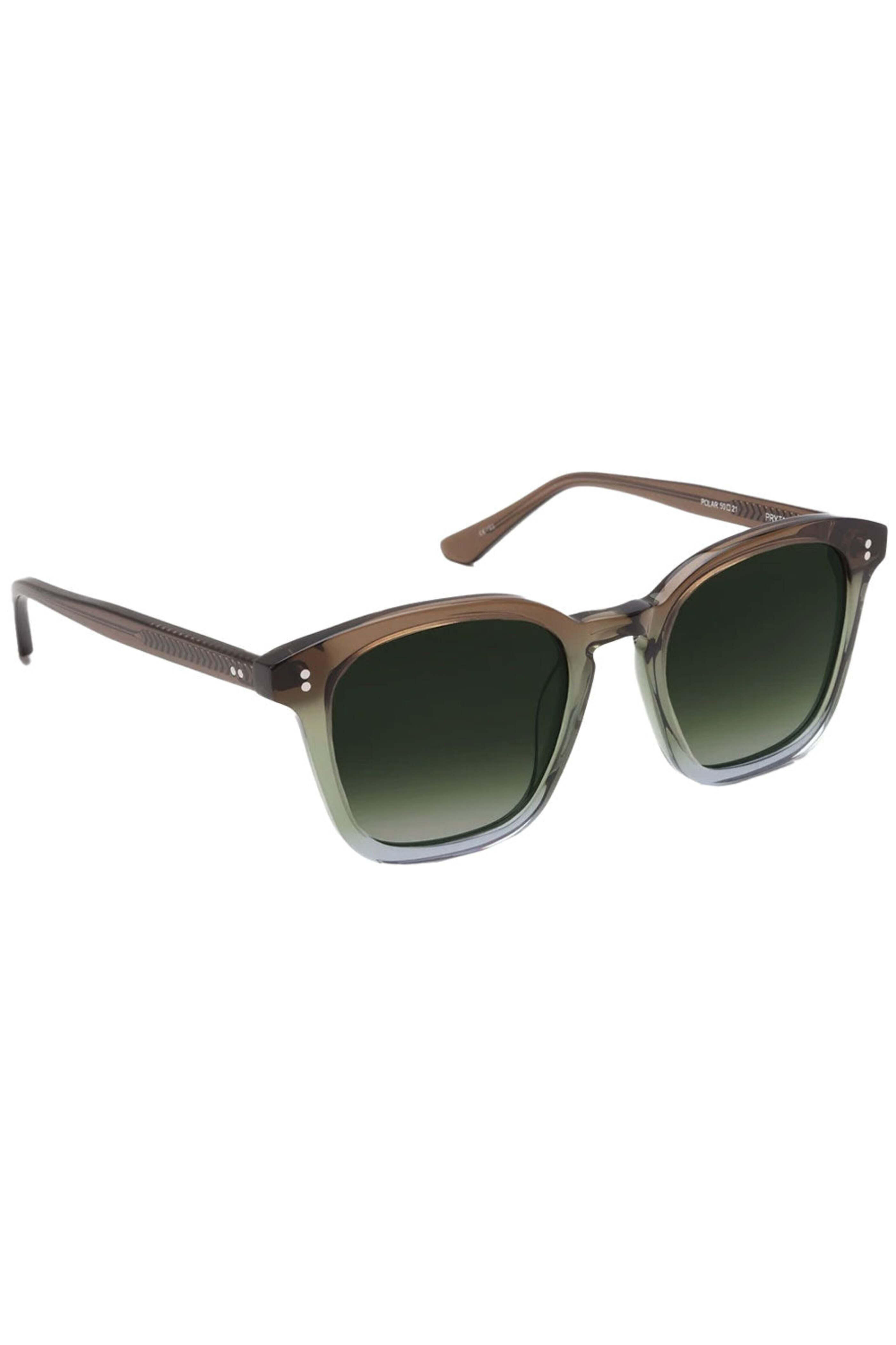 Krewe - Prytania Sunglasses in Polarized Matcha and Pine