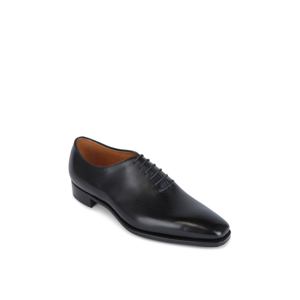 Gaziano Girling Sinatra Black Leather Oxford Dress Shoe
