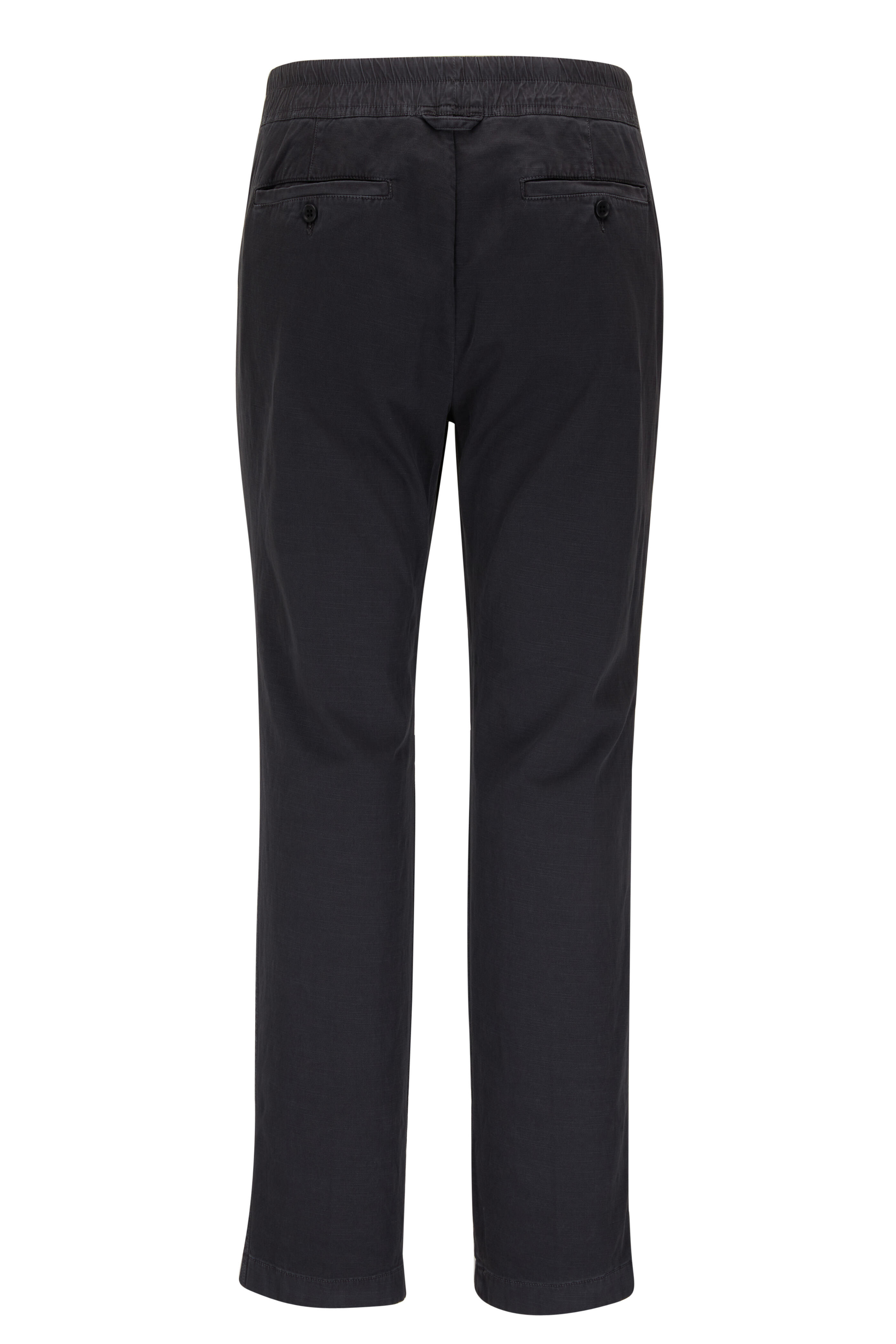 James Perse - Slub Black Cotton Utility Pant | Mitchell Stores