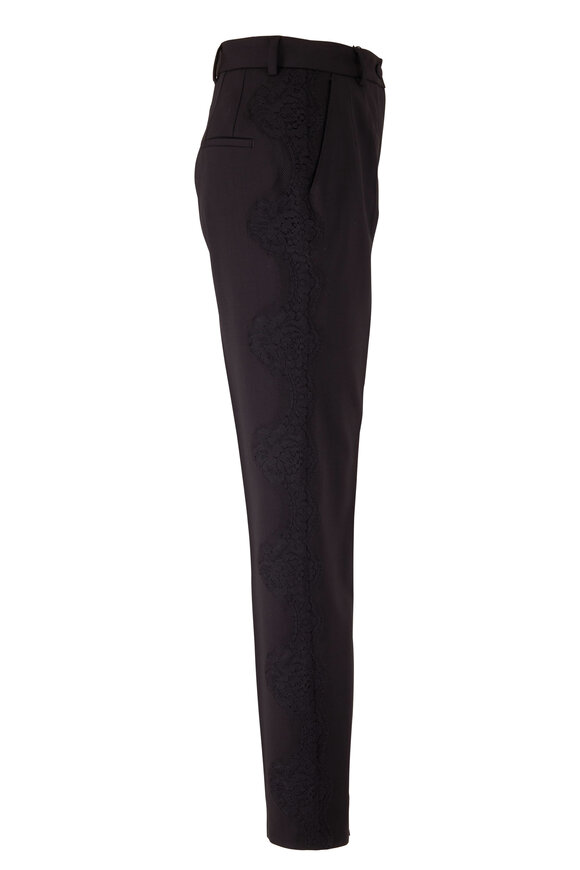 Dolce & Gabbana - Black Lace Side Ankle Pant