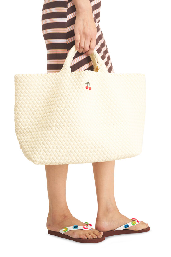 Naghedi Large St. Barths Salt Cherry Tote - view 3