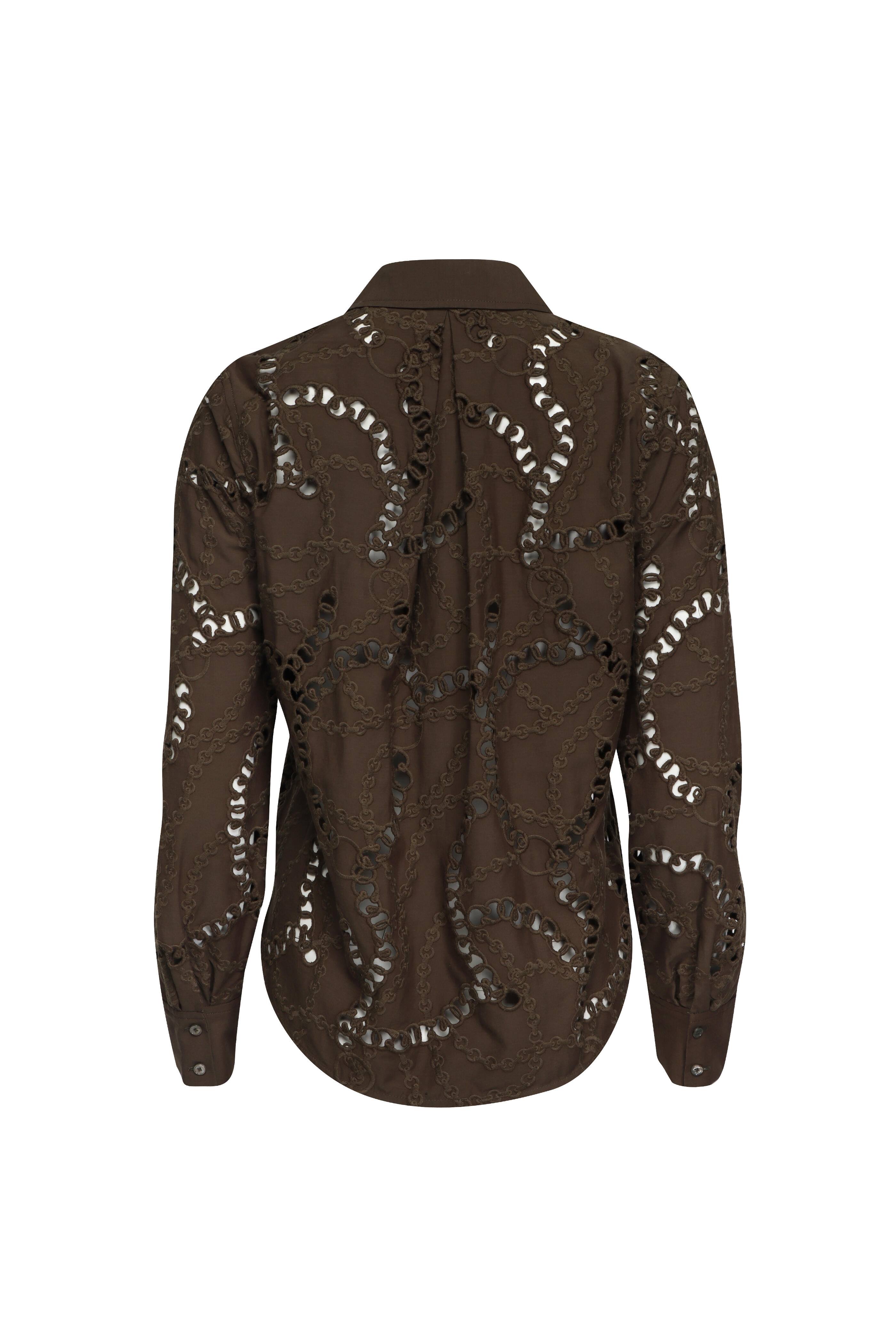 L'Agence - Ellery Pine Eyelet Blouse