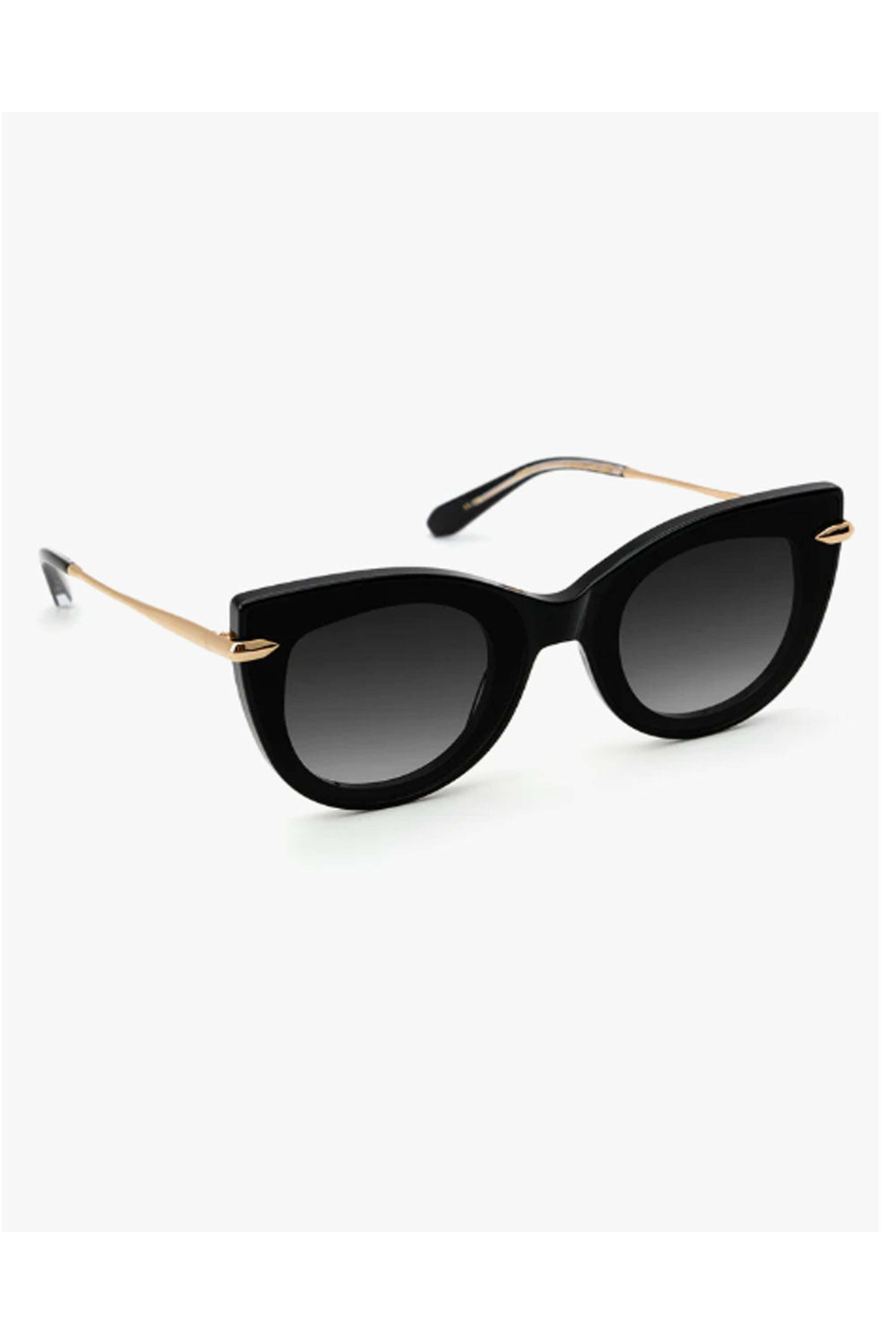 Krewe - Laveau Sunglasses in Black + Crystal 24K display picture 1