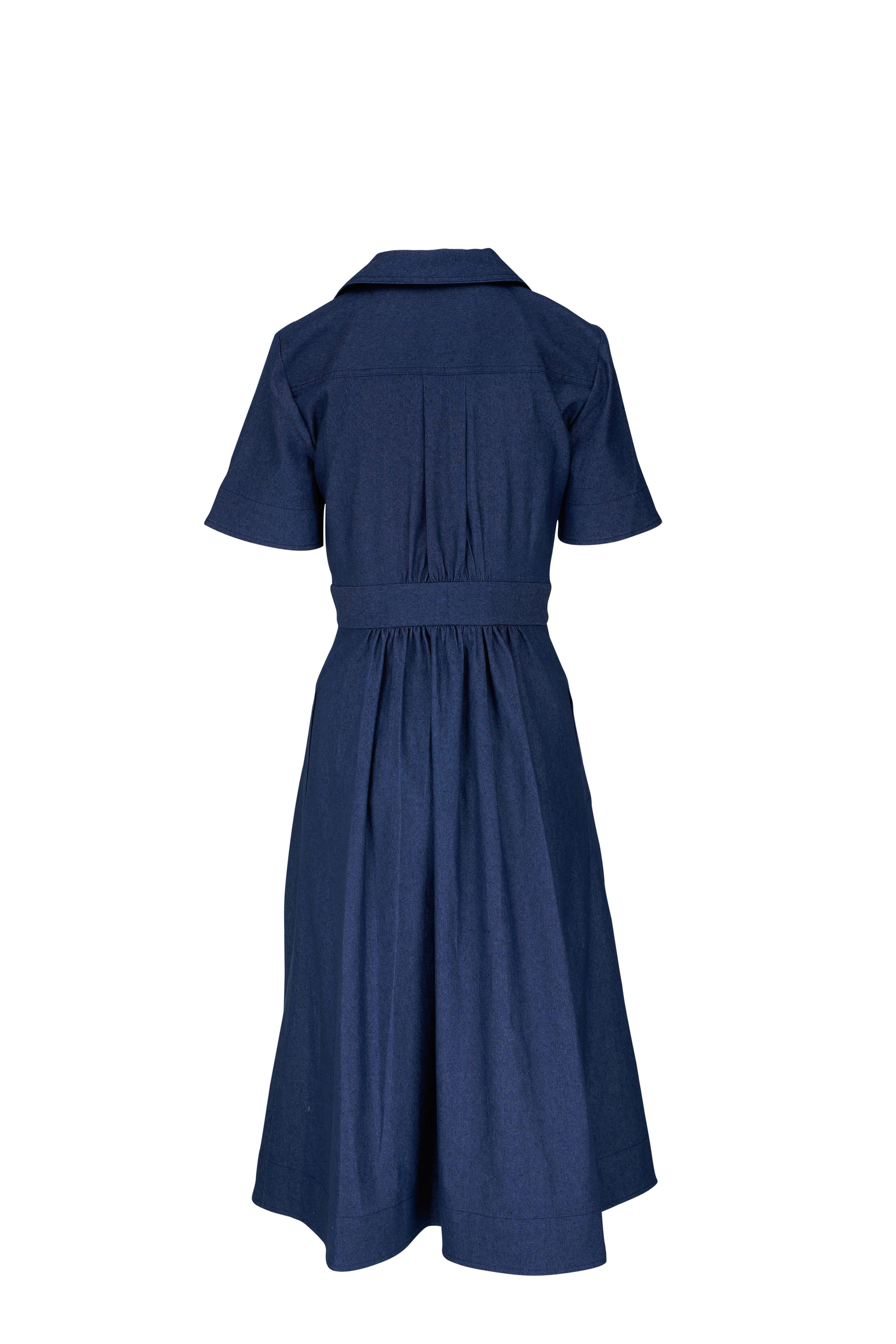 ワンピース CAROLINA HERRERA Women Mid Skirts R2511N527SFA028 BLUE Carolina Herrera - Sleveless Blue Metallic Floral Midi Dress