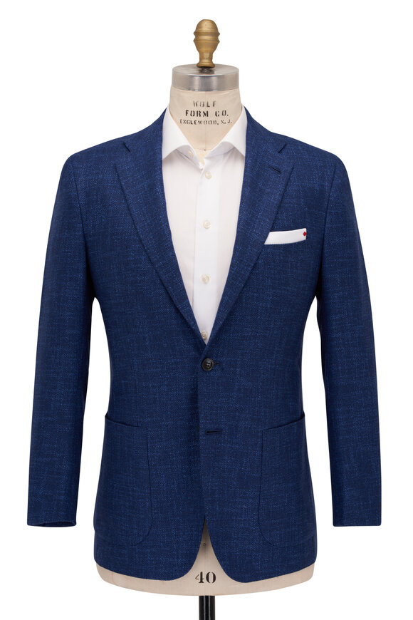 Kiton - Blue Cashmere Blend Sportcoat