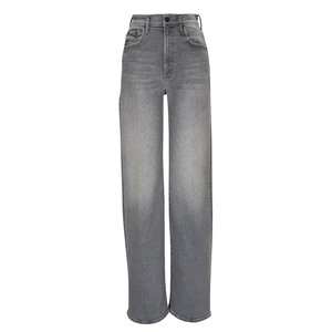 Mother Denim - The Maven Heel Barely There Gray Wide Leg Jean
