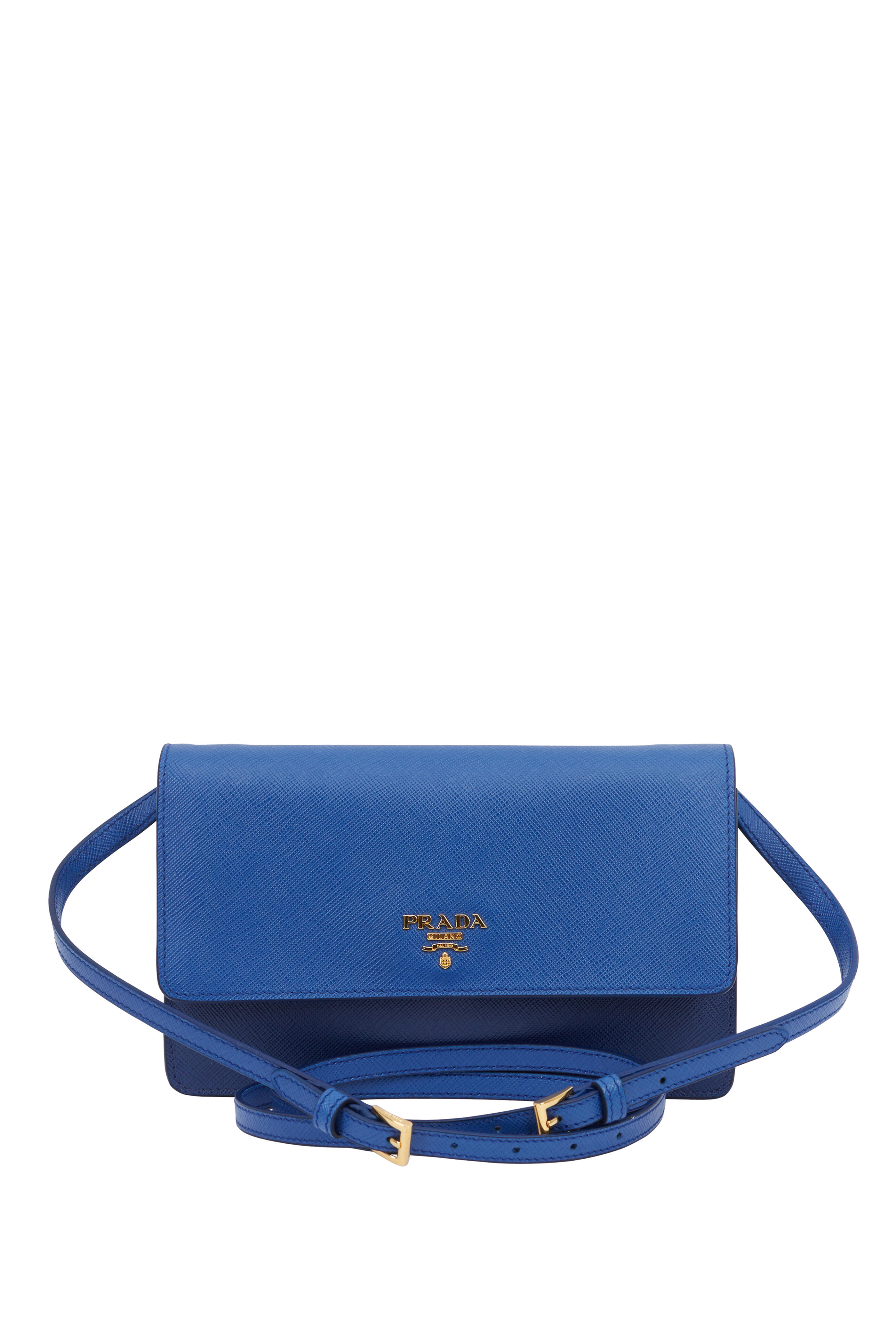 Leather crossbody bag Pedro Del Hierro Blue in Leather - 33169294