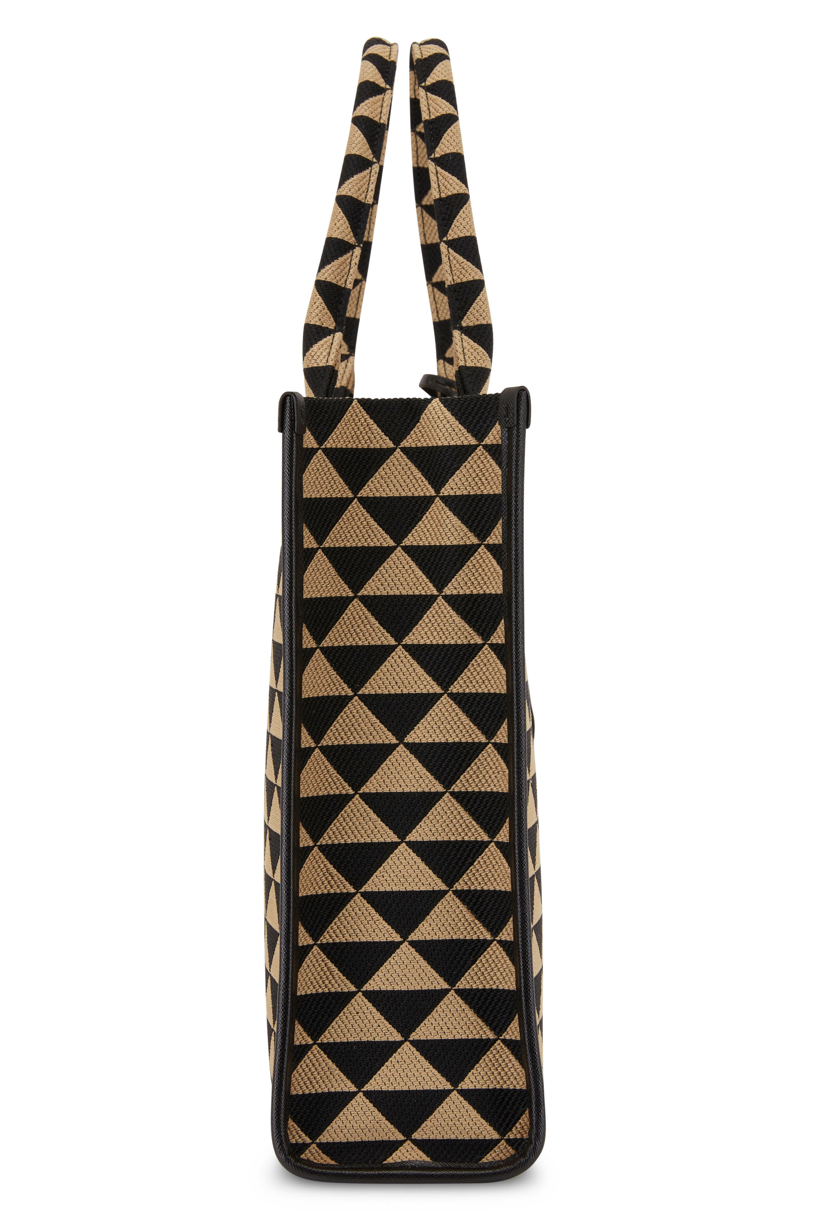 Prada Jacquard Triangle Tote Bag – Cettire