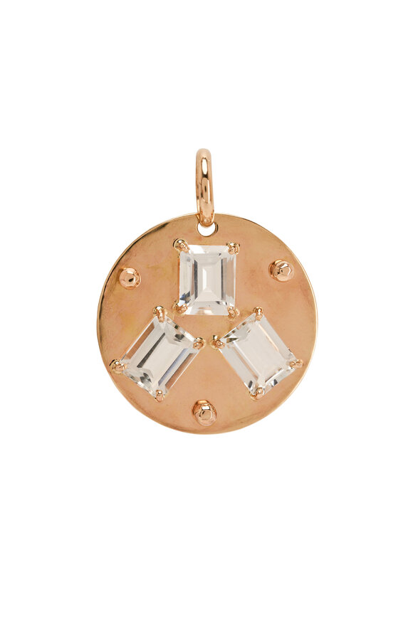 Tina Negri - Large Trio Topaz Pendant