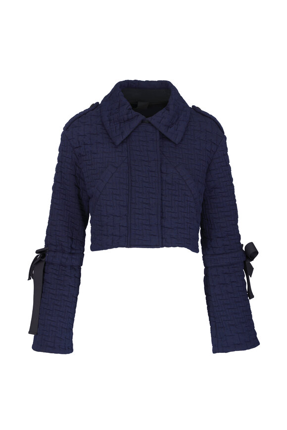KZ_K Studio Botanica Sculpt Navy Jacket - view 1