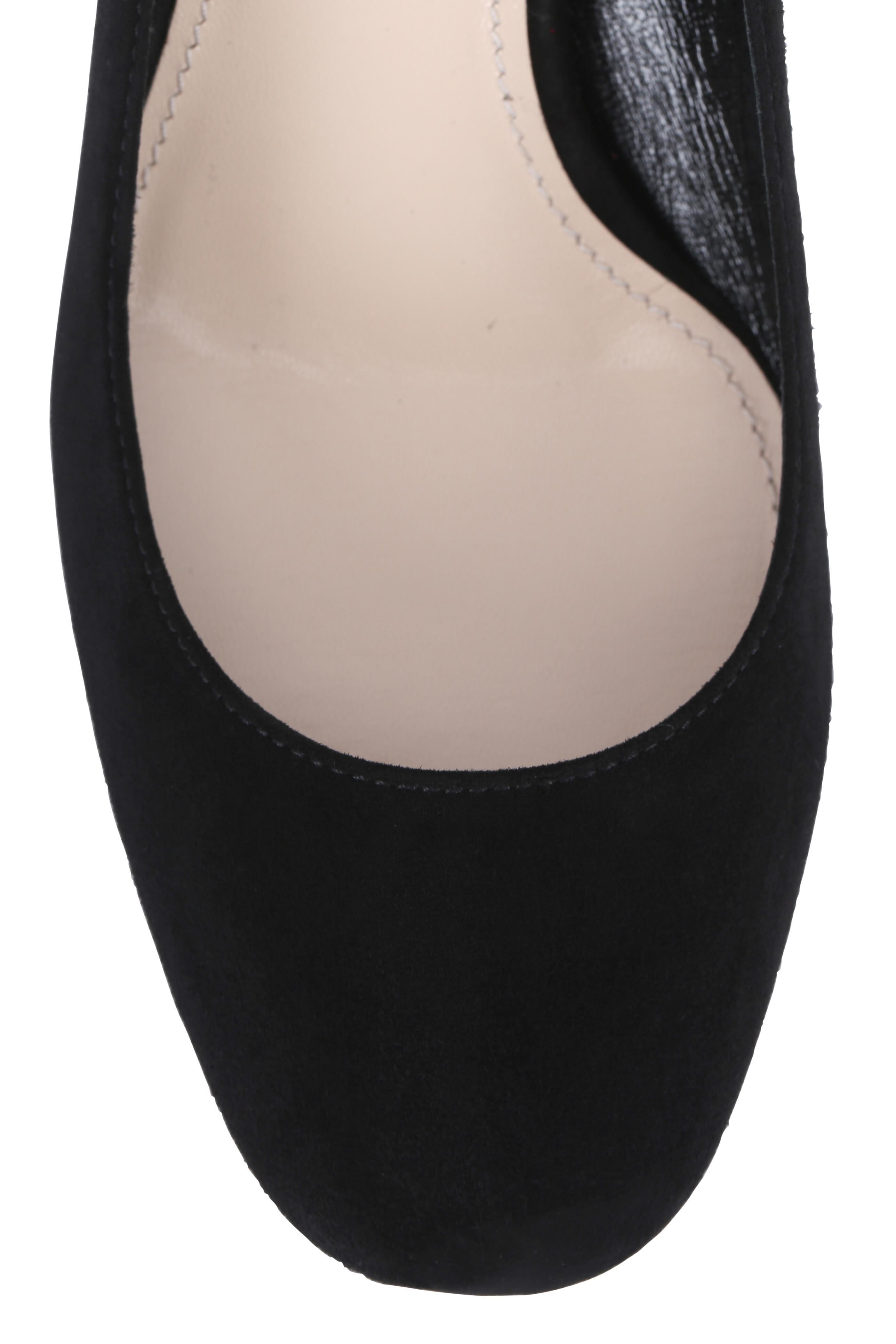 PRADAのポンチョ Prada - Black Suede Curved Bubble Heel Pump, 55mm