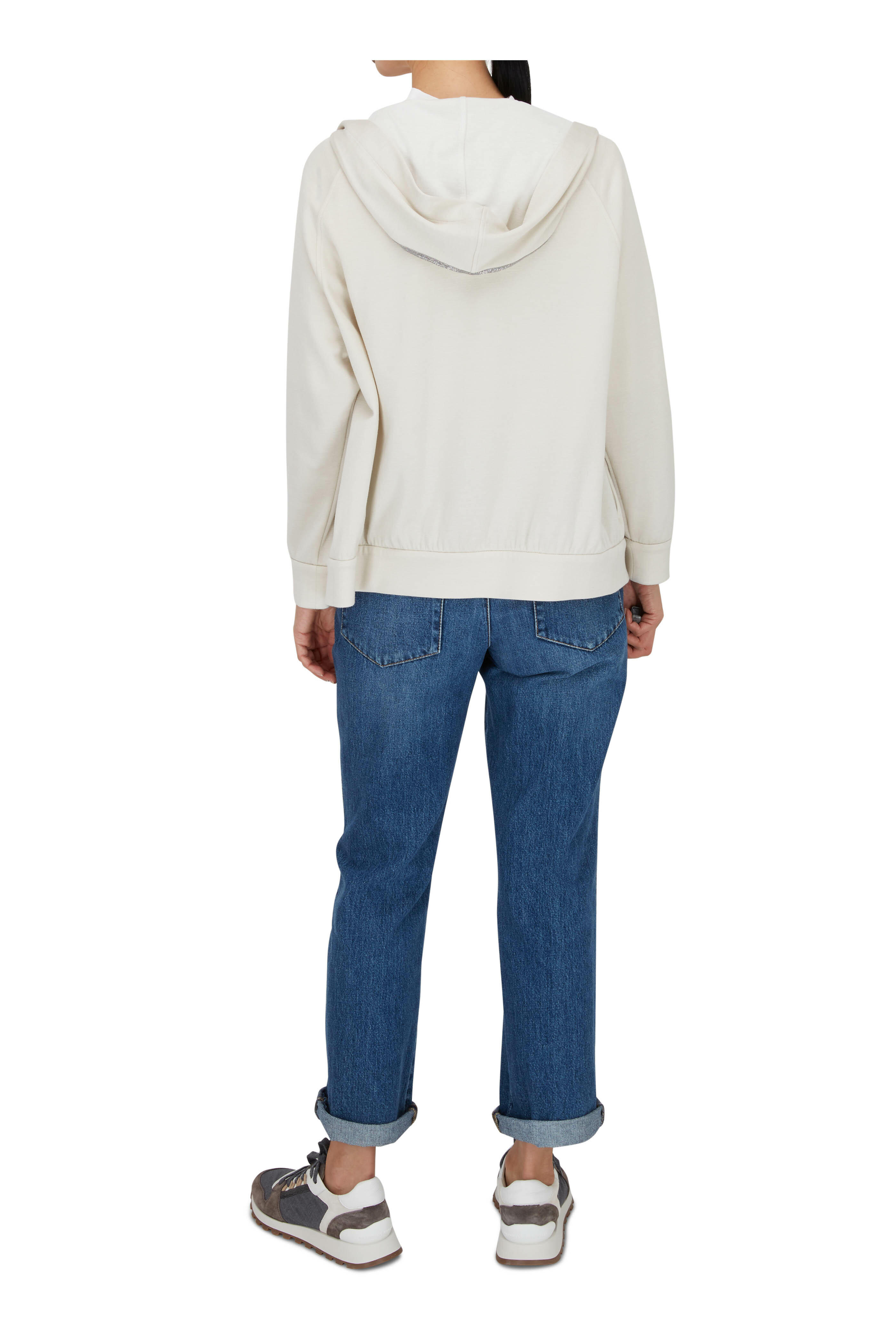 BRUNELLO CUCINELLI アイボリー ジャケット 42 BRUNELLO CUCINELLI アイボリー ジャケット 42 Brunello