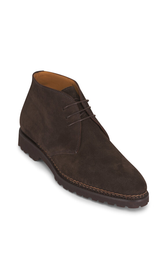 Bontoni Desert Dark Brown Suede Derby - view 1