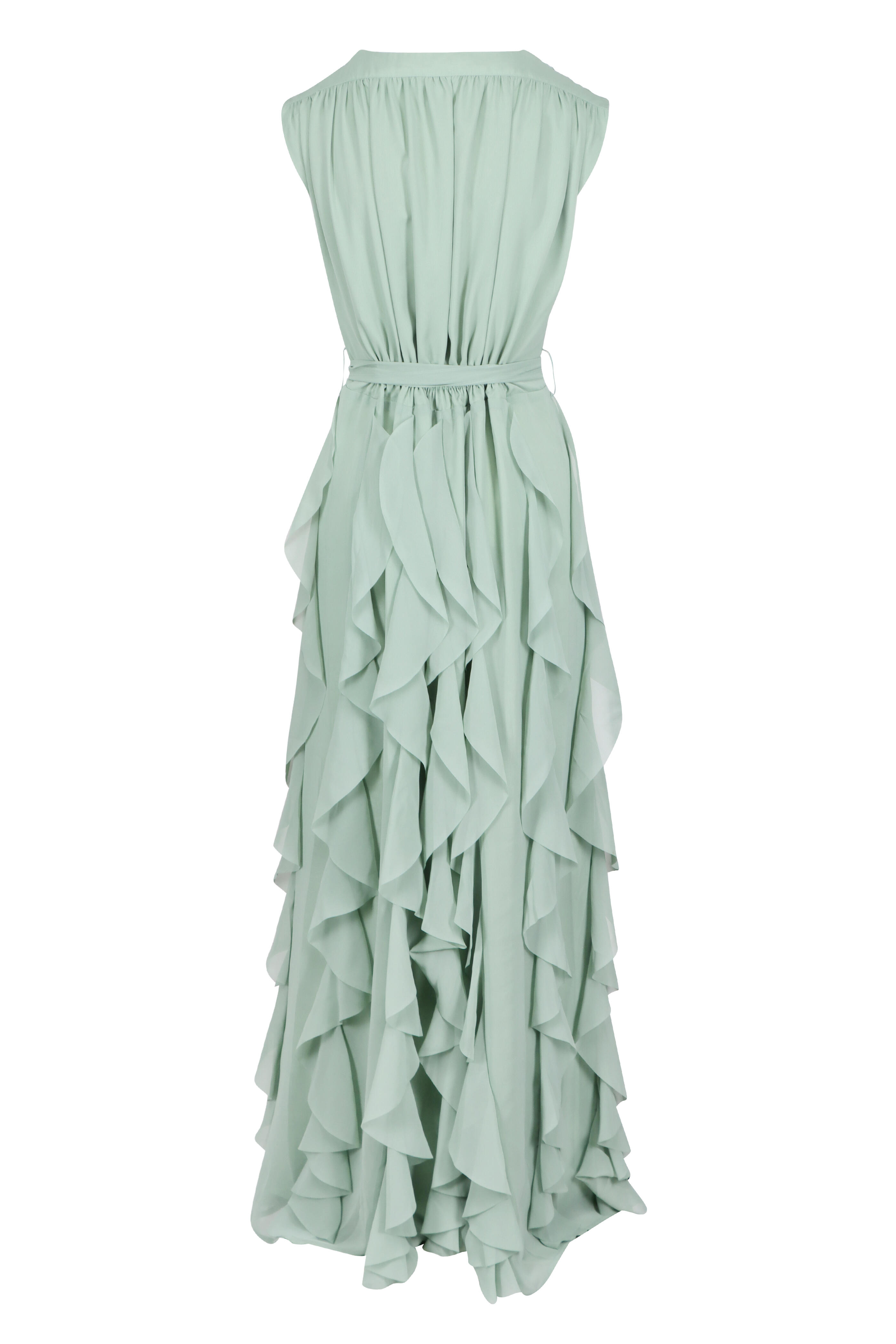 Catherine Regehr - Naeem Sage Tiered Gown