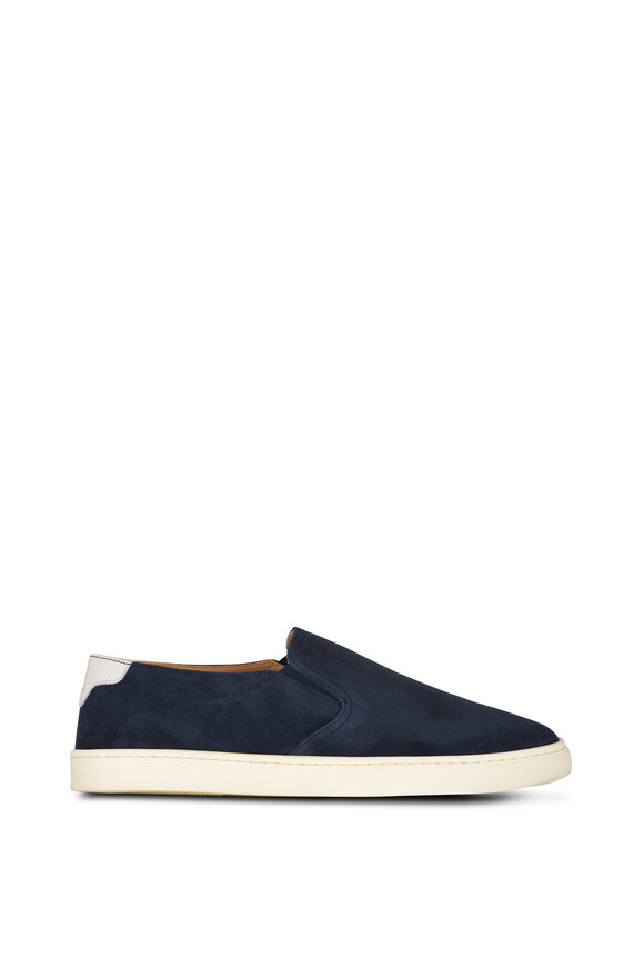 Brunello Cucinelli - Sirena Navy Suede Loafer