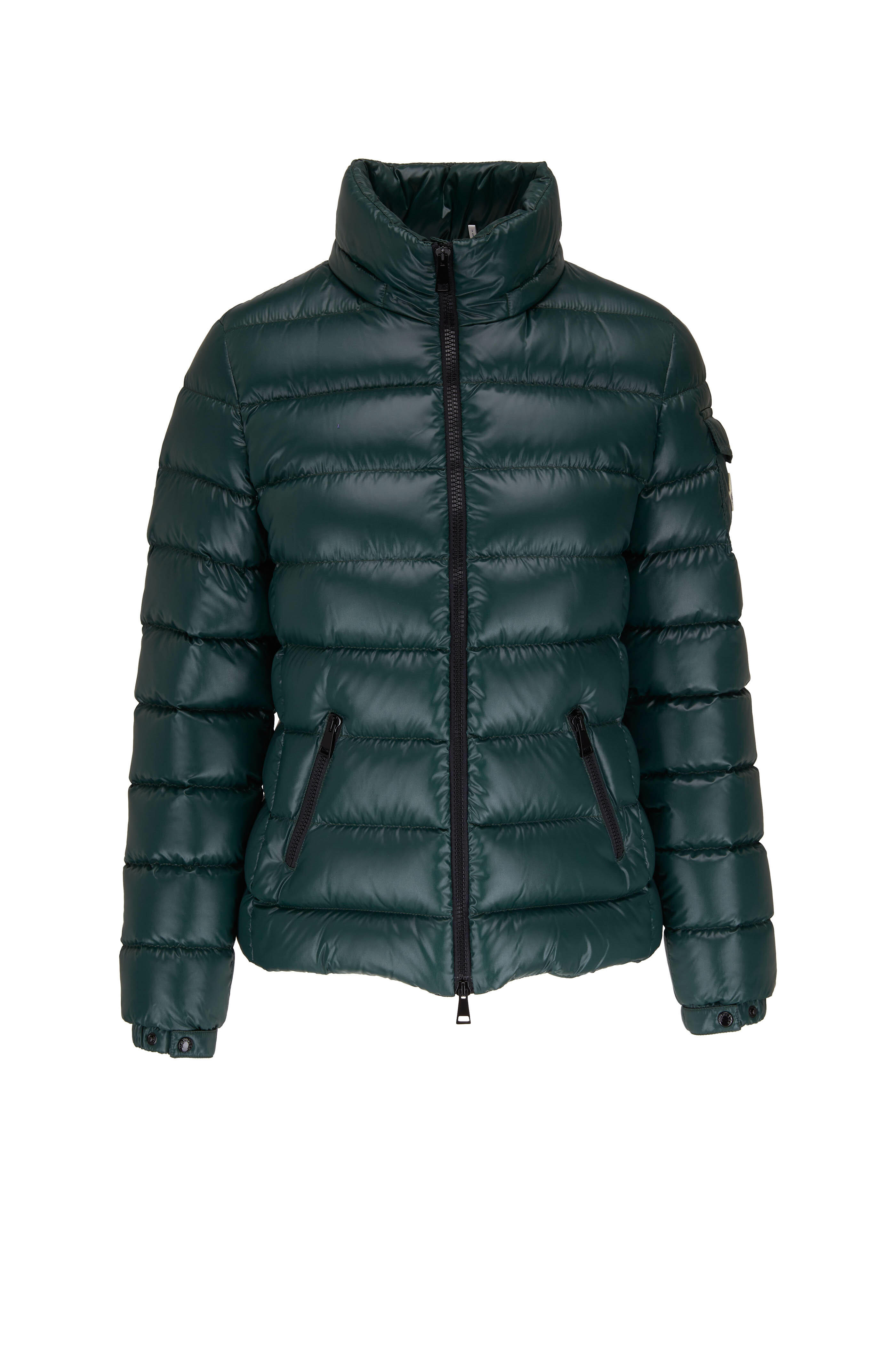 Moncler - Bady Giubbotto Green Shiny Puffer Coat