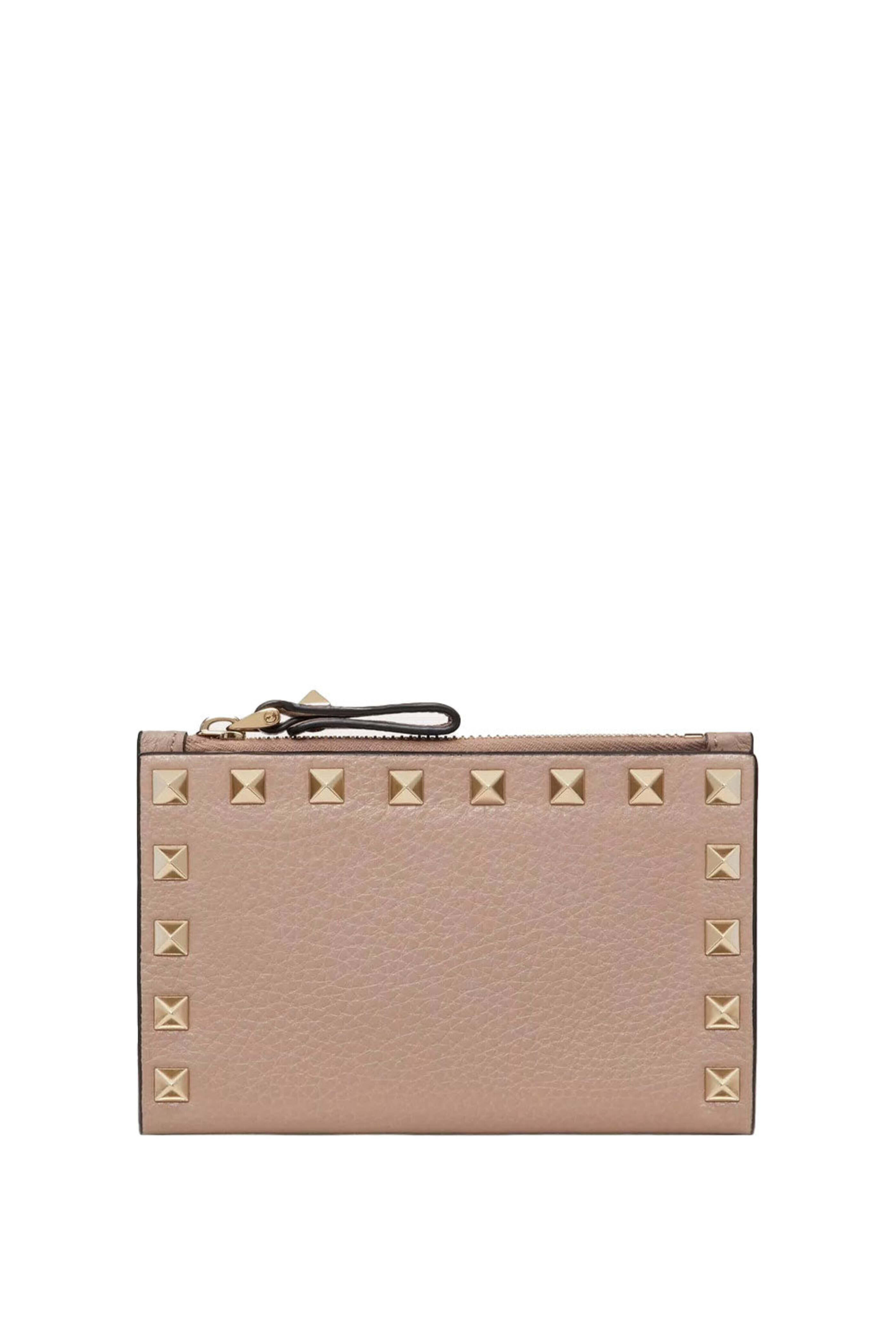 Valentino Garavani - Rockstud Coin Purse and Cardholder in Poudre
