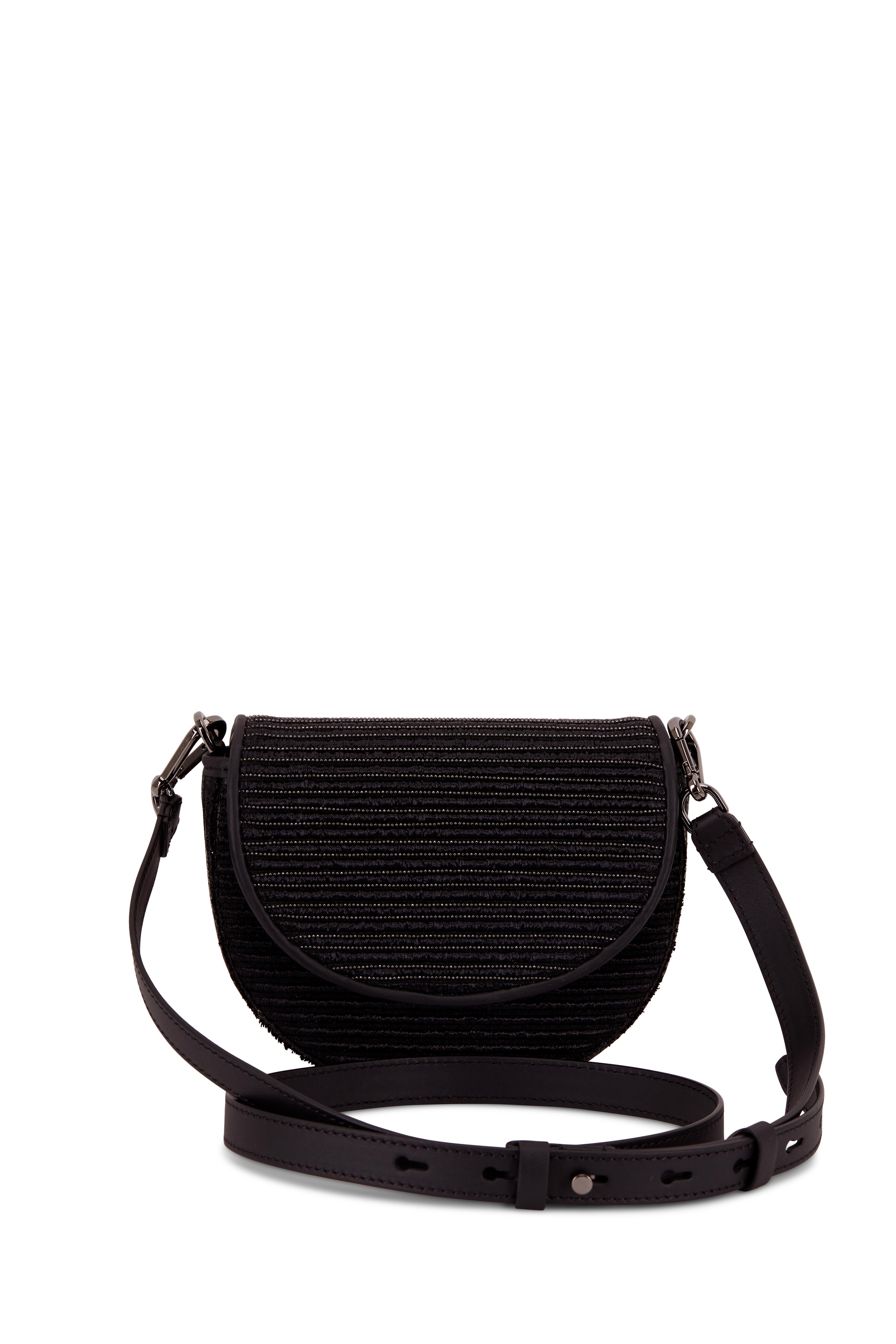 Fendi - Black Leather Small Belt or Crossbody Bag