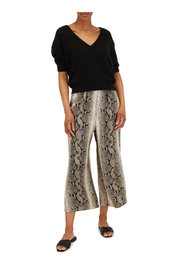 Khaite - Mindy Natural Printed Pant