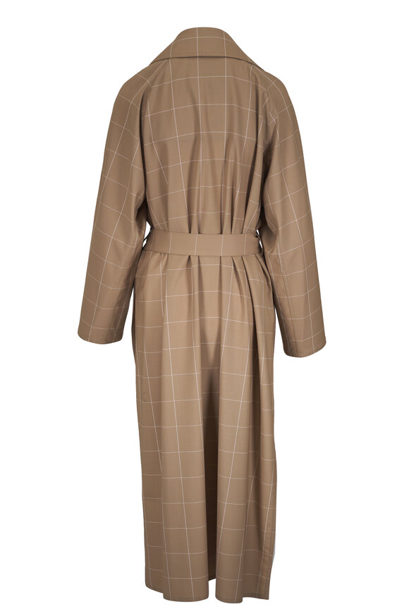Lafayette 148 New York Garden Grid Tropical Belted Oversized Duster - view 2
