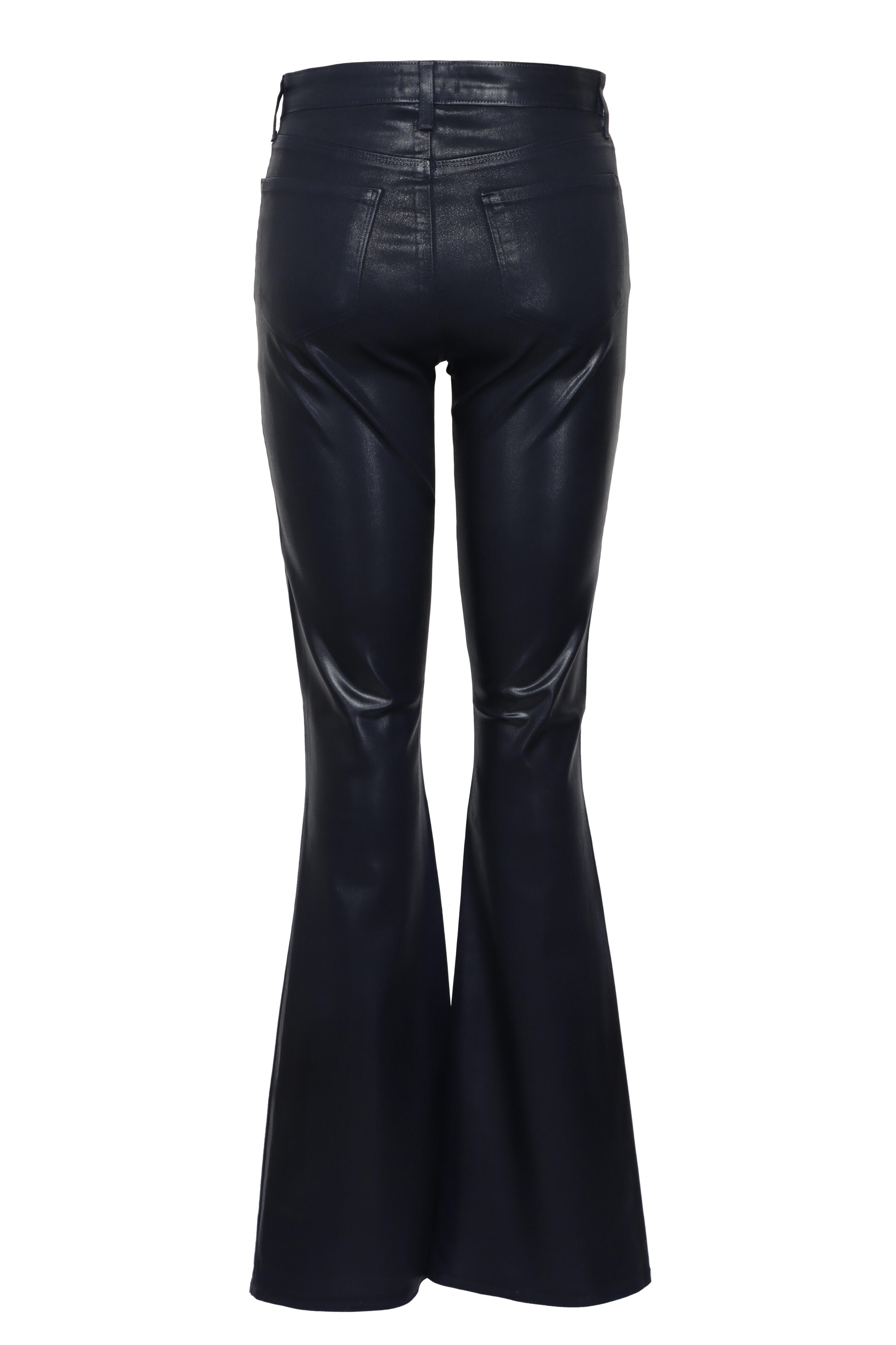 L'Agence - Selma Deep Midnight Coated High Rise Bootcut Jean