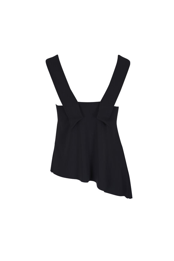 Dorothee Schumacher - Black Soft Shape V-Neck Top