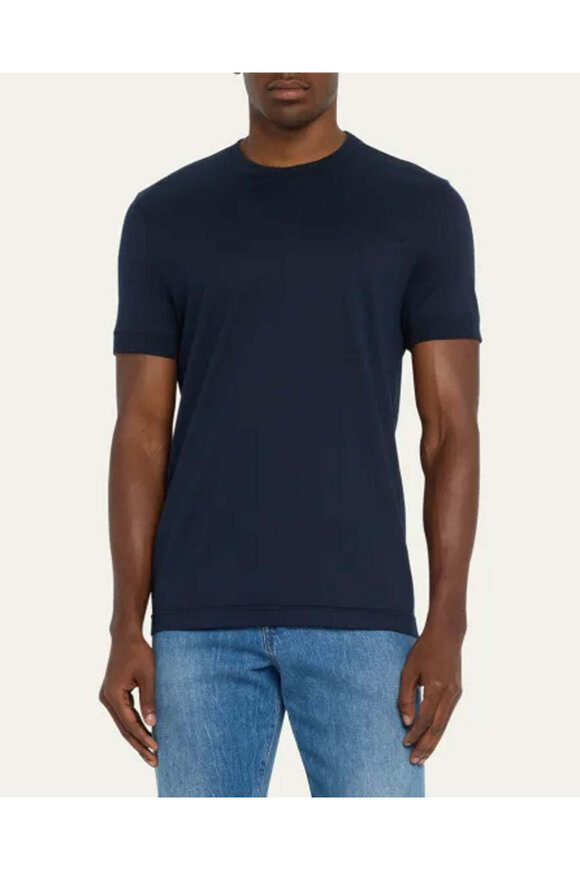 KNT Navy Crewneck T-Shirt - view 2