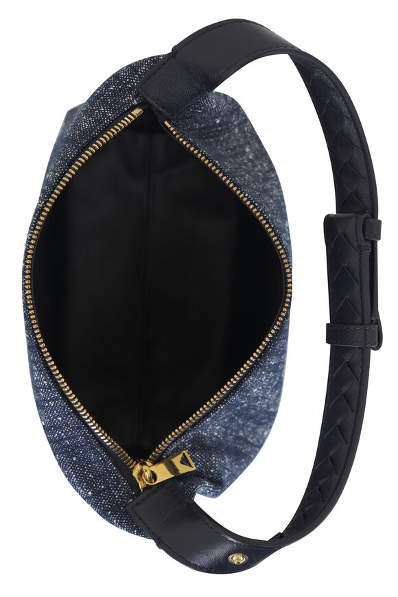 Bottega Veneta - Wallace Navy, White, Space Denim Shoulder Bag