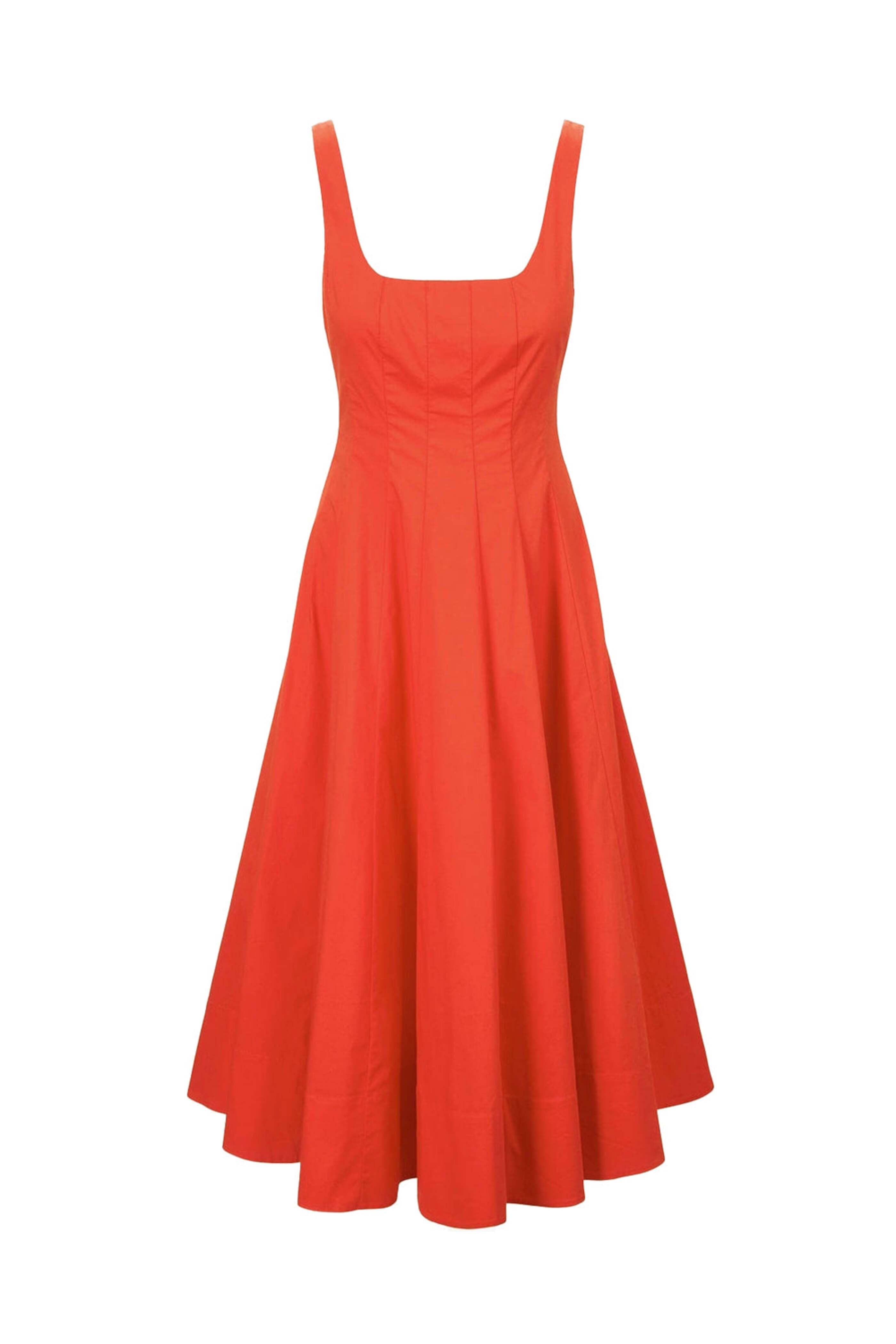 Staud - Cayenne Wells Midi Dress