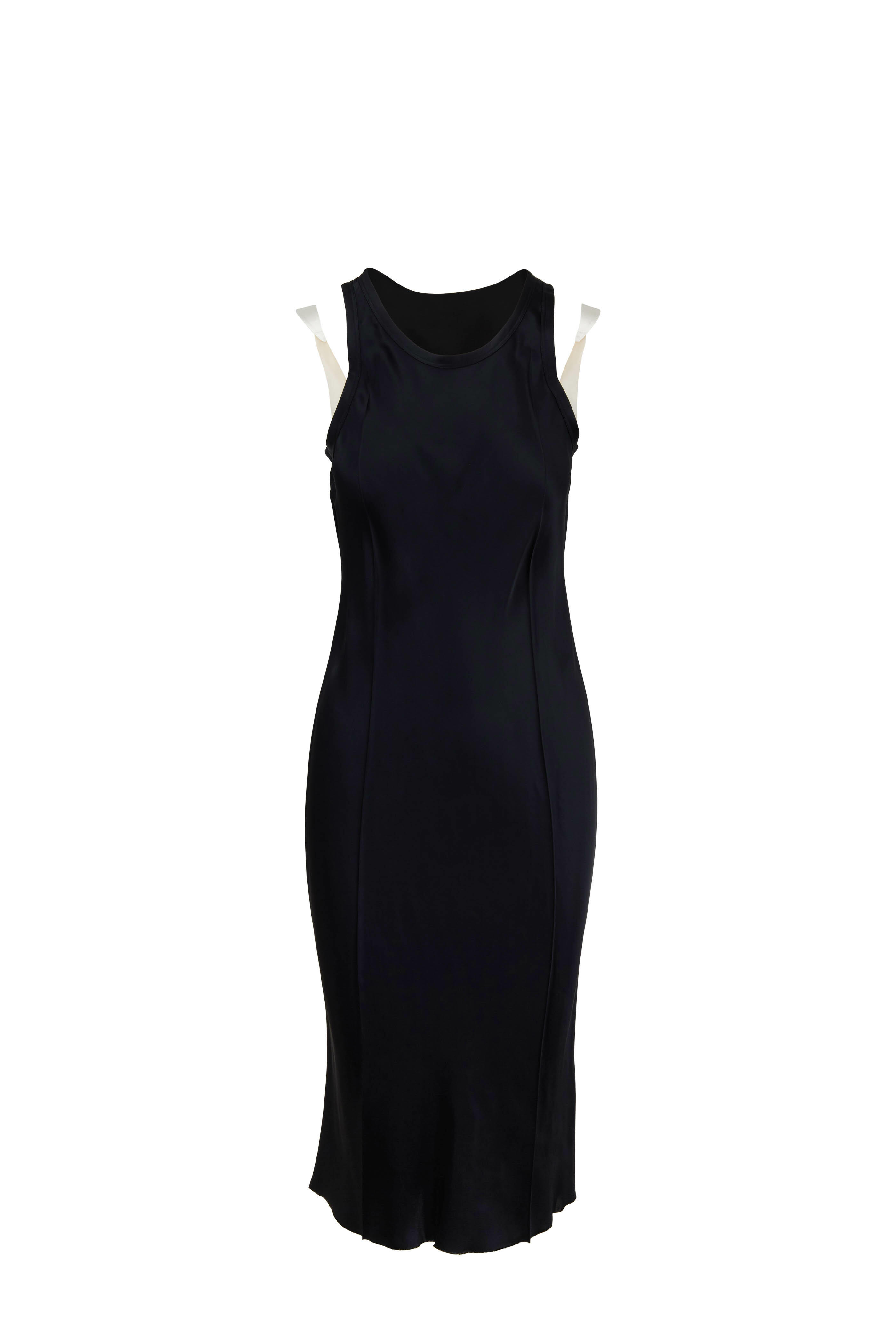 Helmut Lang - Brastrap Black Tank Dress | Mitchell Stores