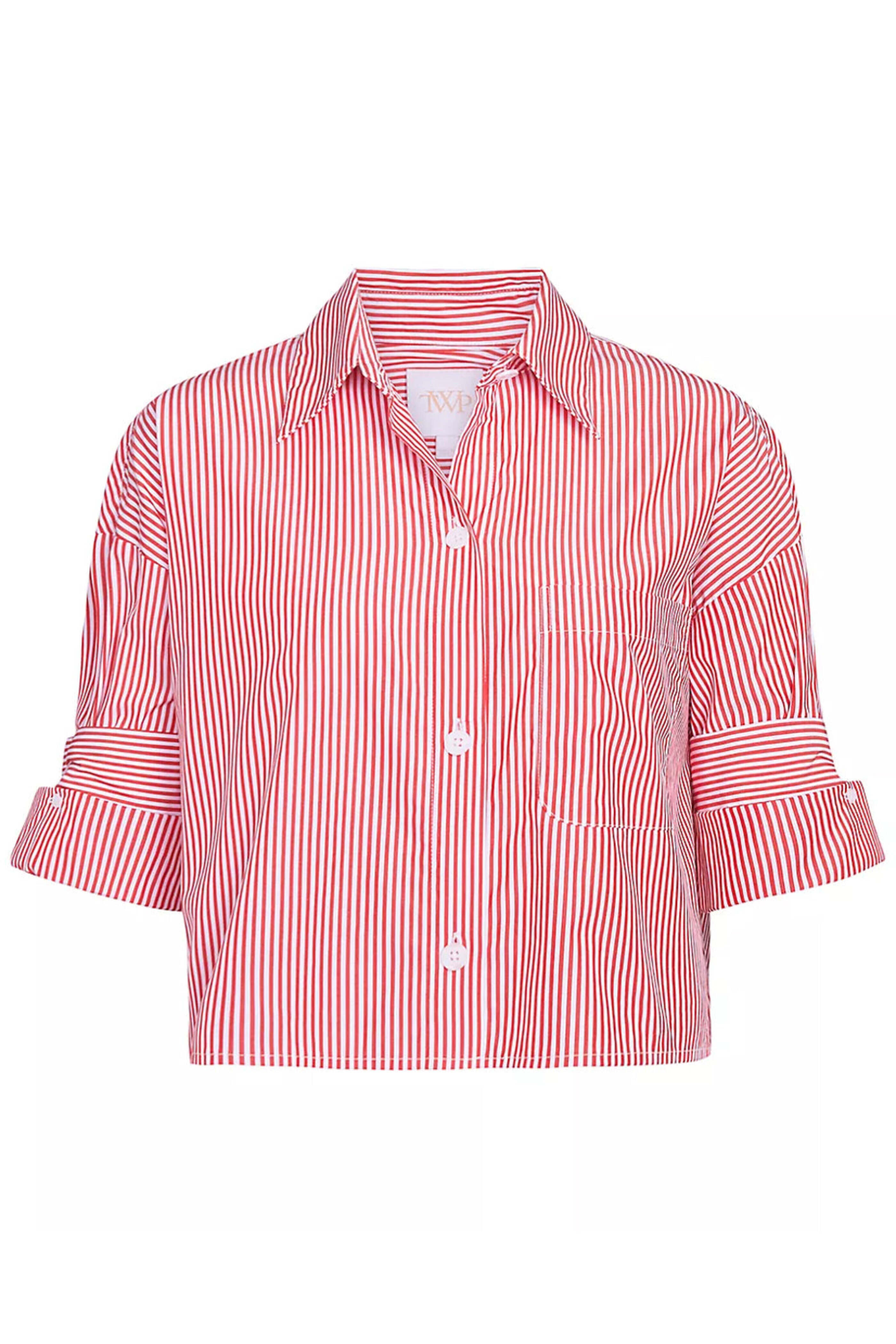 TWP - Red and White Stripe Next Ex Shirt | Mitchell Stores